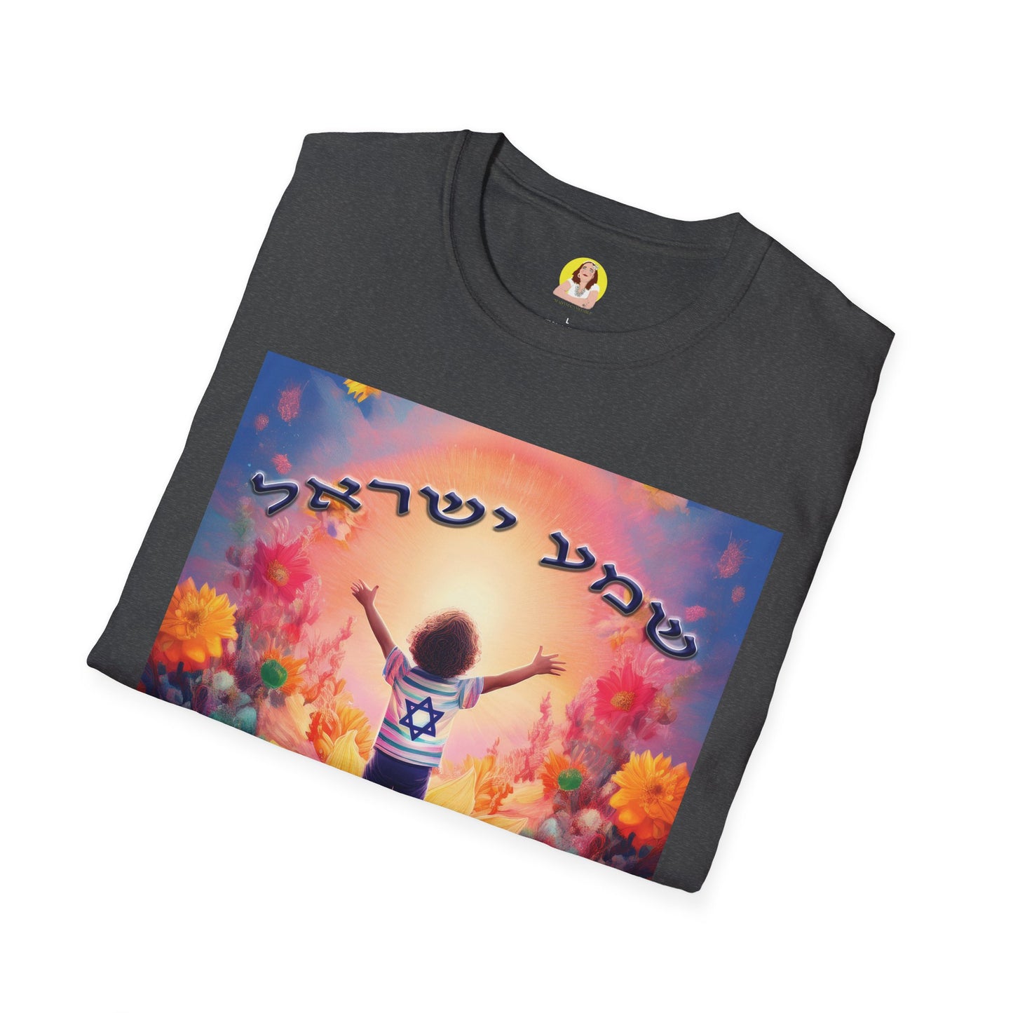 Vibrant Floral Inspirational T-Shirt, Unisex Softstyle Tee, Motivational Gift, Spiritual Apparel, Perfect for Celebrations