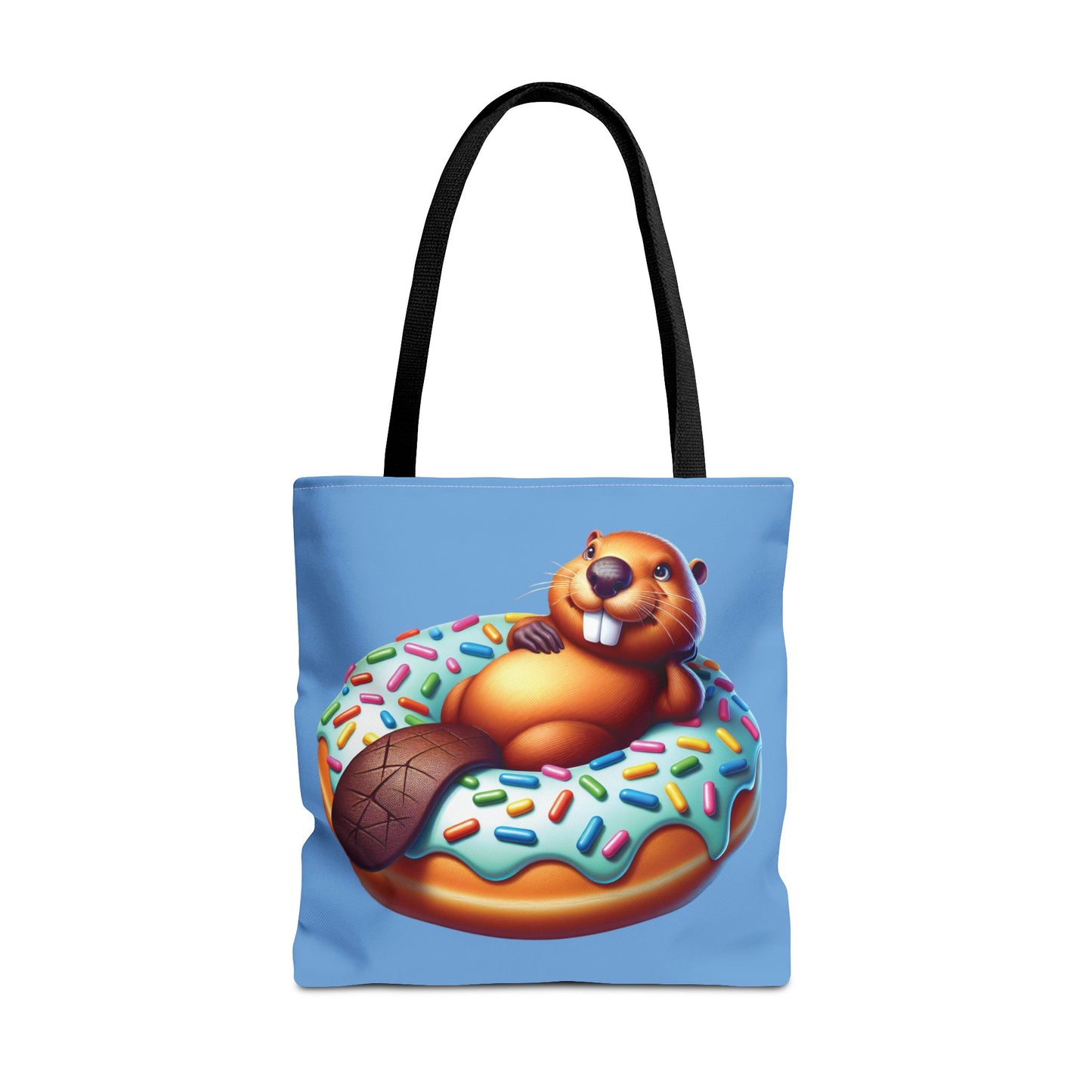 Tote Bag - Beaver Donut Design