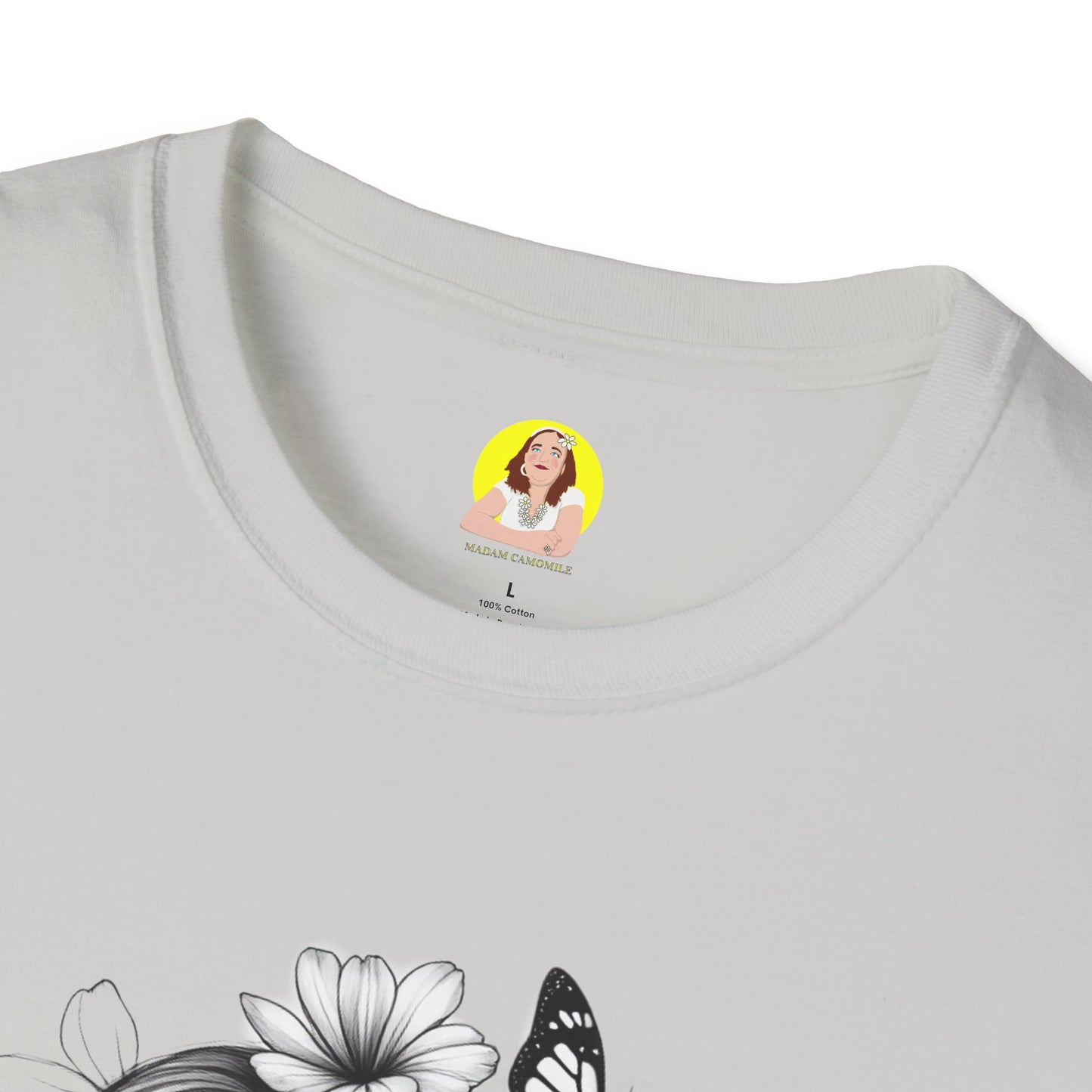 Empowering Floral T-Shirt, Inspirational Shirt, Self-Love Apparel, Gift for Her, Motivational Quote Tee