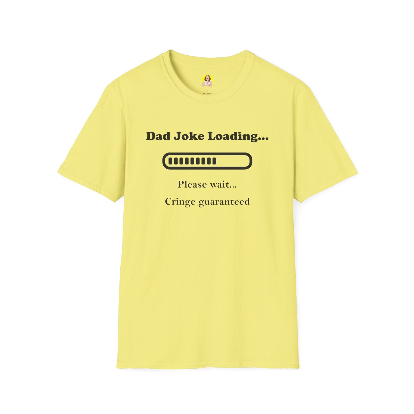Dad Joke Loading Unisex Softstyle T-Shirt, Funny Gift for Dads, Father's Day Tee, Humor Apparel, Casual Wear