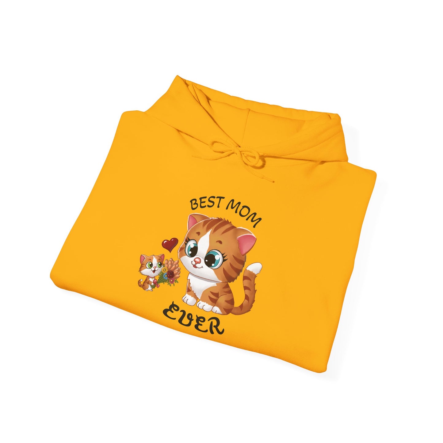 Best Mom Ever Cat Hooded Sweatshirt