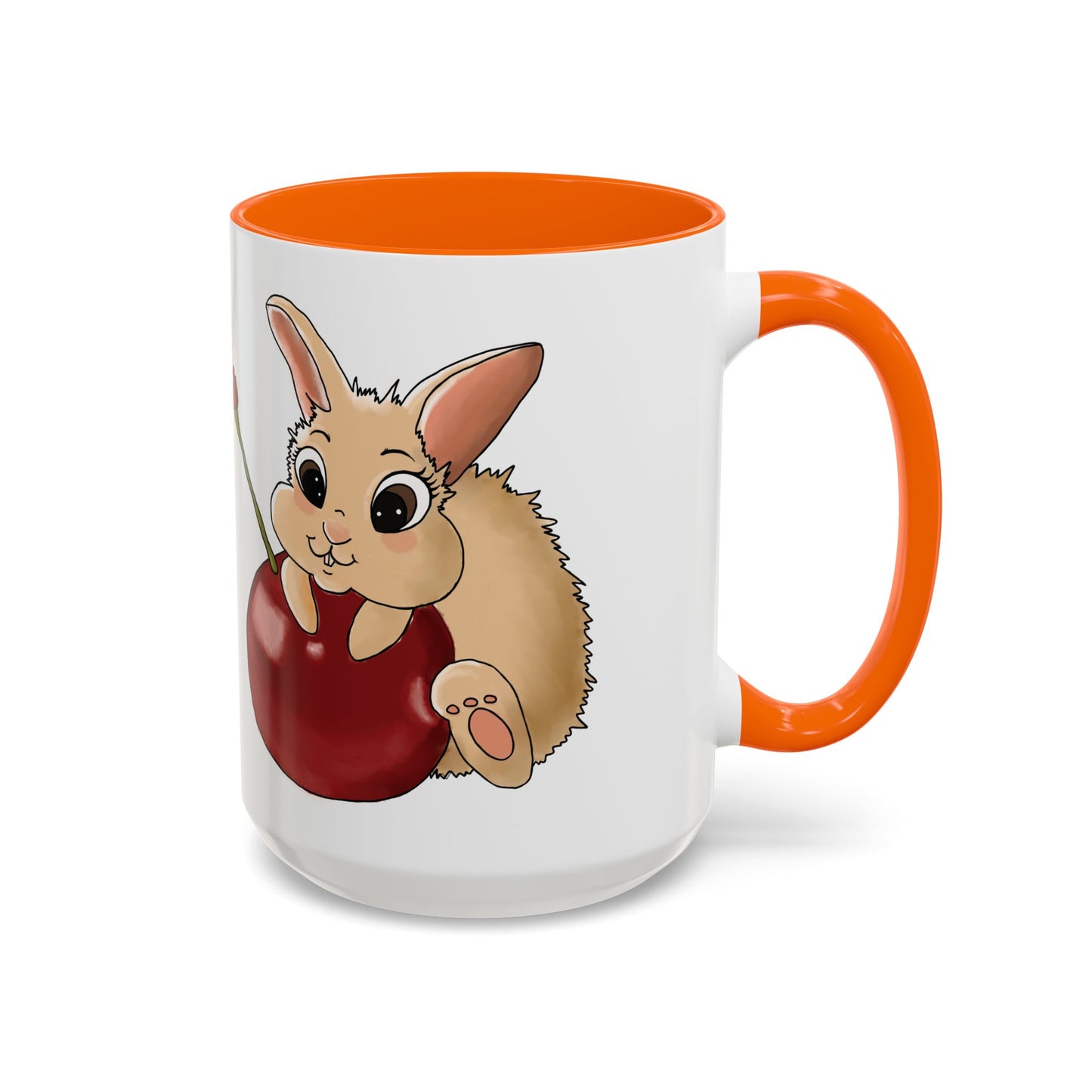 Adorable Bunny Accent Coffee Mug - Cute Animal Design for Kids and Adults