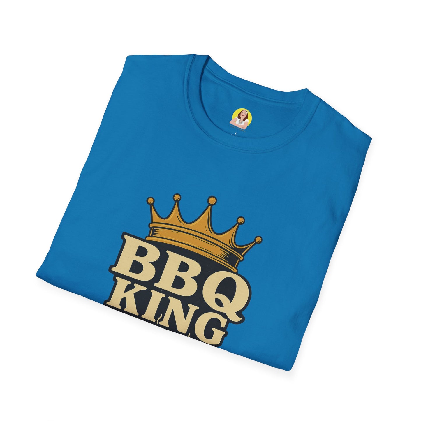 BBQ King T-Shirt - Unisex Softstyle Tee, Perfect for Grilling Season, Father's Day Gift, Backyard BBQs, Cookouts, Summer Fun