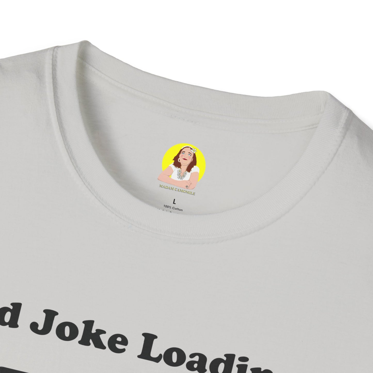 Dad Joke Loading Unisex Softstyle T-Shirt, Funny Gift for Dads, Father's Day Tee, Humor Apparel, Casual Wear