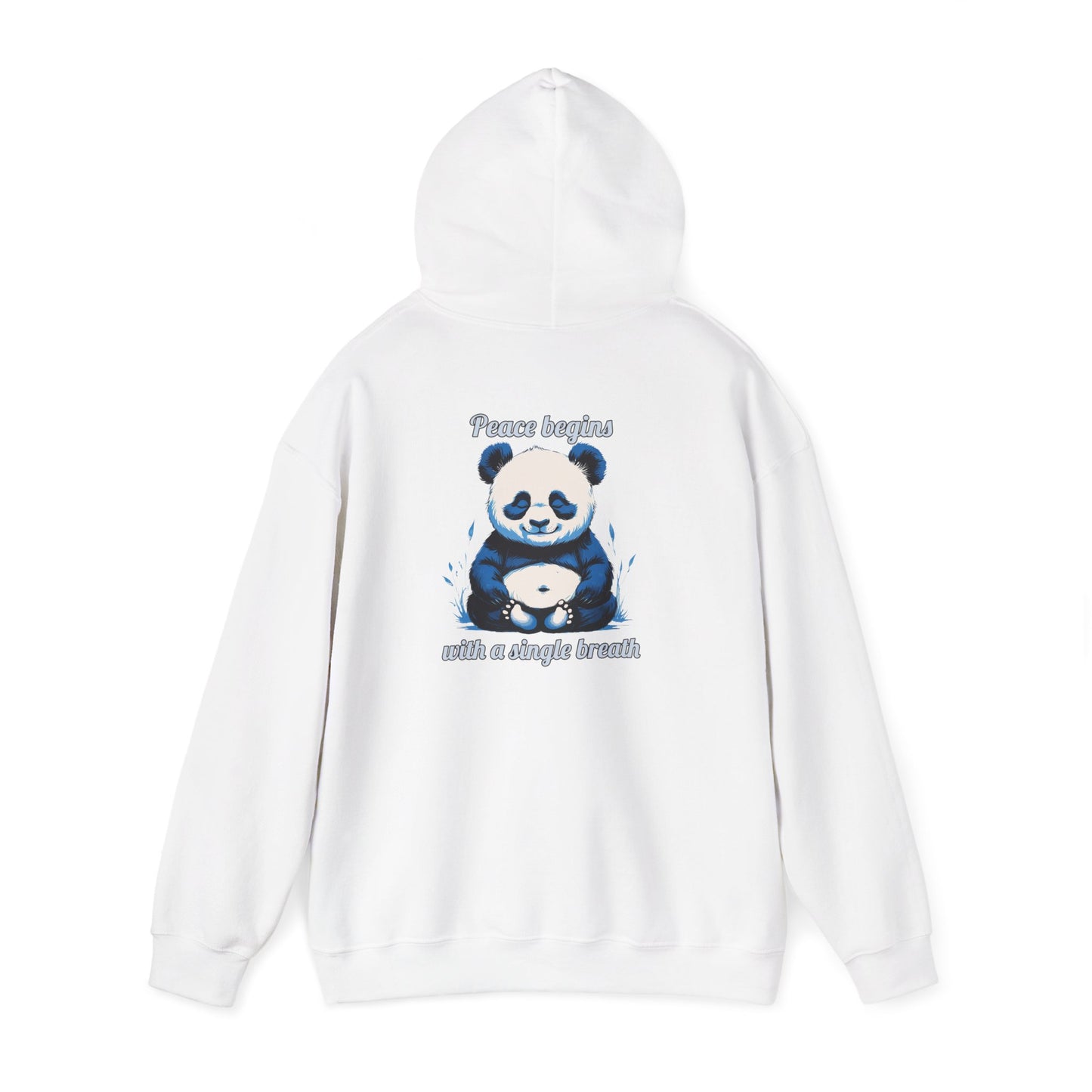 Calming Panda Hooded Sweatshirt - Unisex Cozy Hoodie for Relaxation, Gift for Animal Lovers, Unique Sweatshirt for Mindfulness, Casual Wear