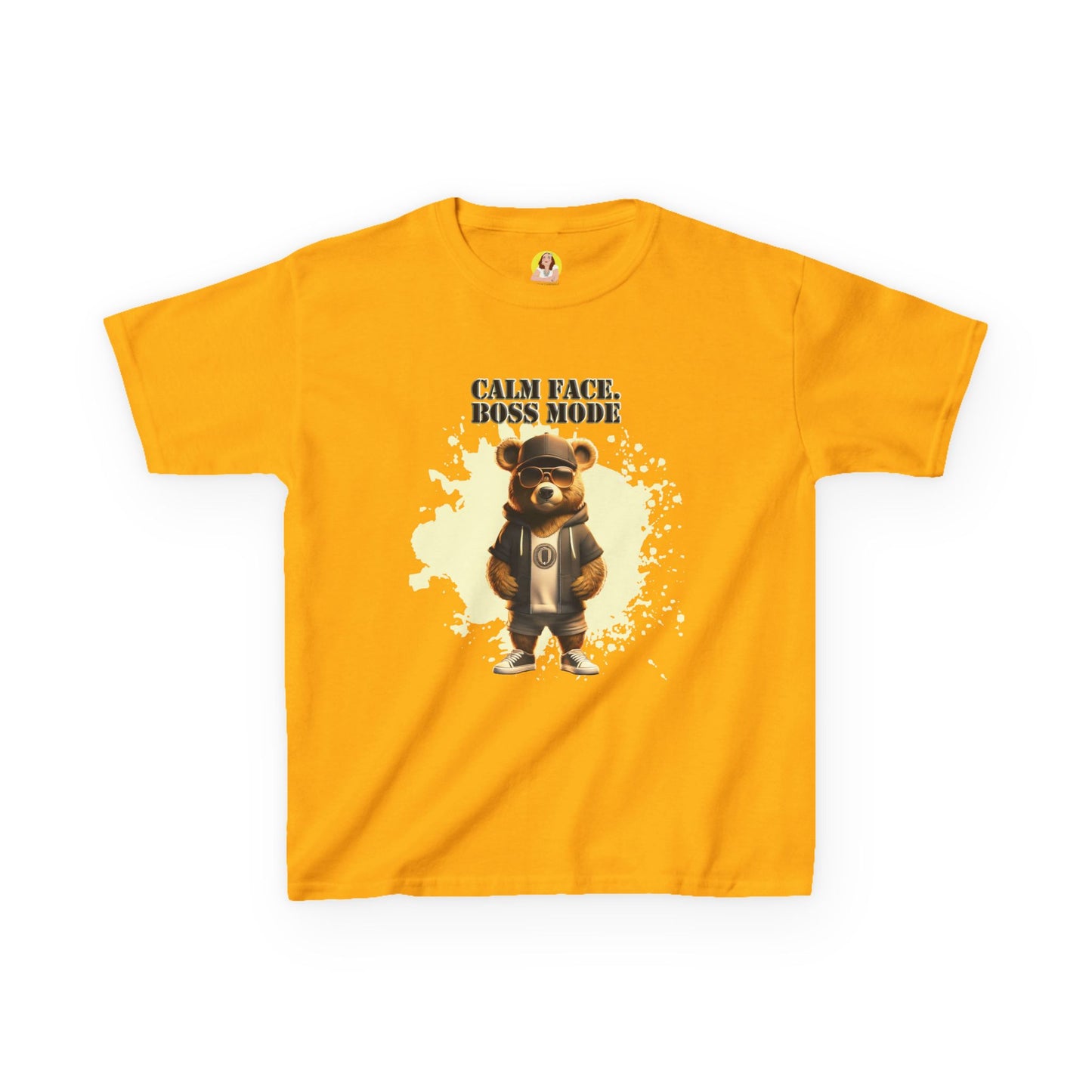 Kids Boss Mode Tee, Cute Kids T-Shirt, Fun Gift for Boys, Colorful Cotton Tee, Playful Apparel for Kids, Birthday Gift Idea