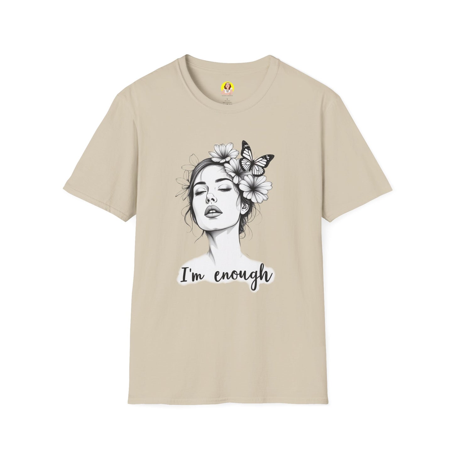 Empowering Floral T-Shirt, Inspirational Shirt, Self-Love Apparel, Gift for Her, Motivational Quote Tee