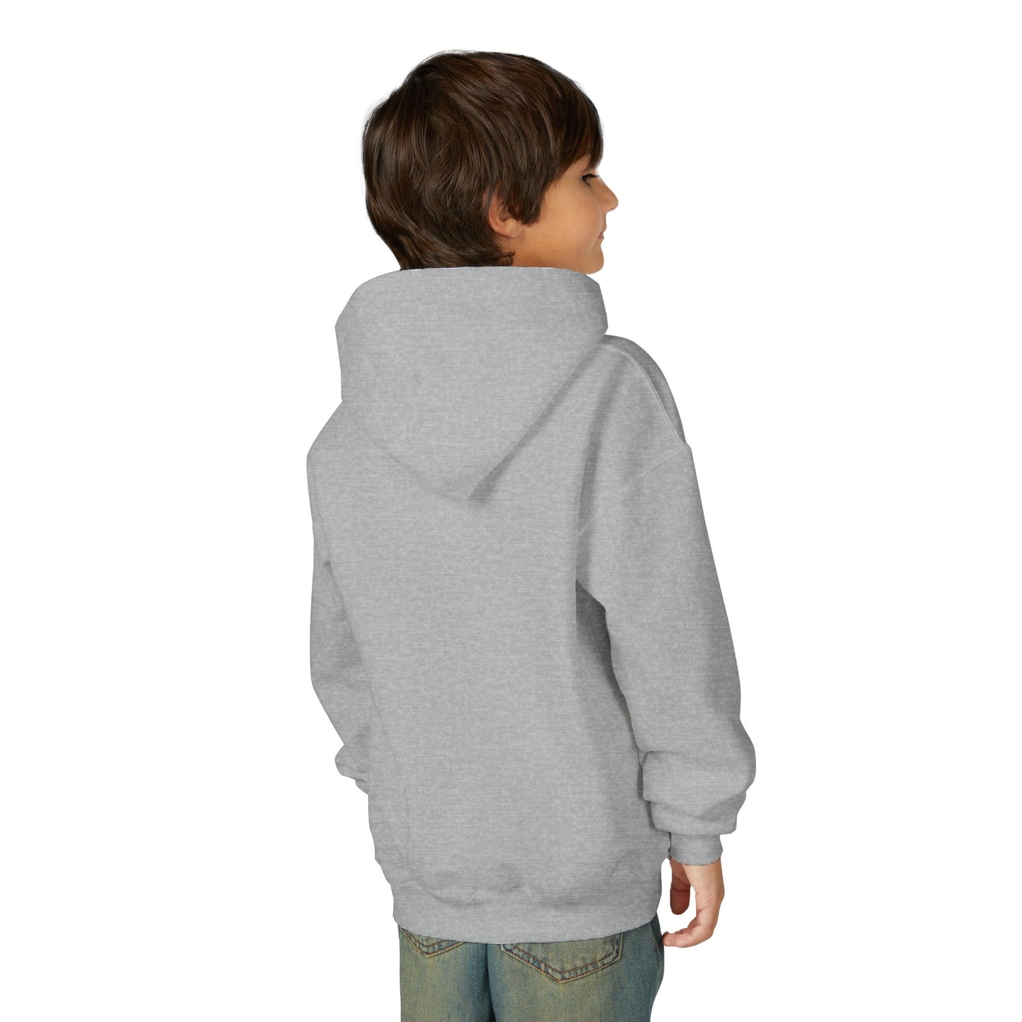 Funny Cat Bored Youth Hoodie, Cute Cat Sweatshirt, Kids Gift, Animal Lover Apparel, Fun Hoodie for Children, Everyday Wear