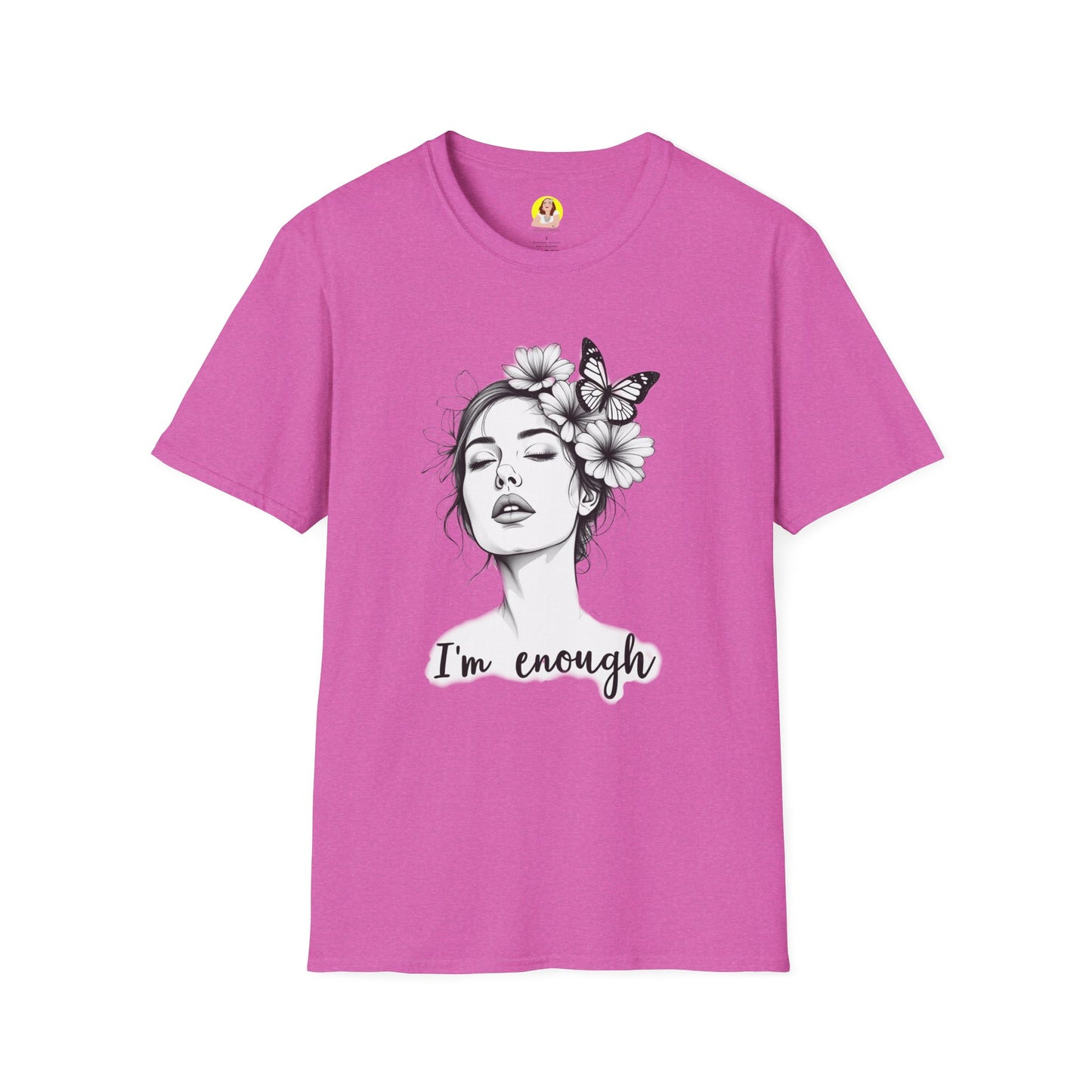 Empowering Floral T-Shirt, Inspirational Shirt, Self-Love Apparel, Gift for Her, Motivational Quote Tee