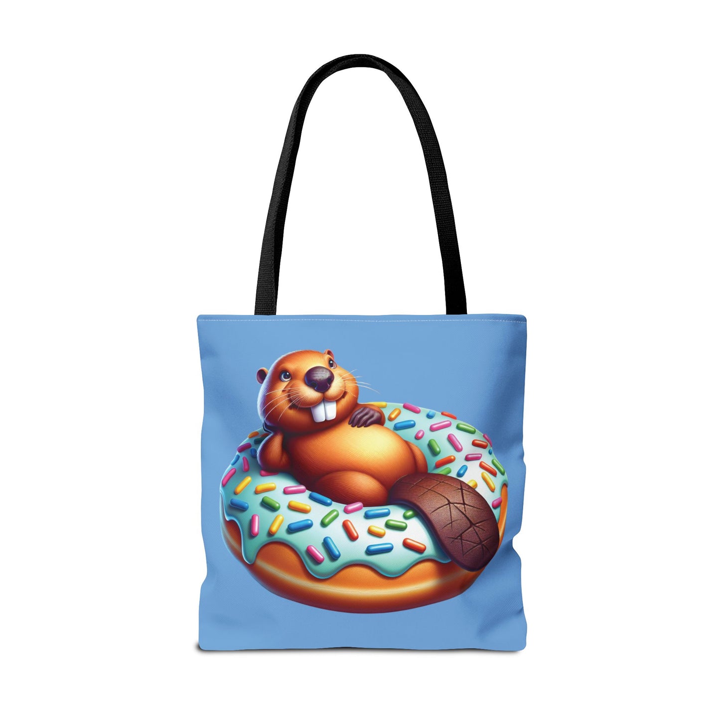 Tote Bag - Beaver Donut Design