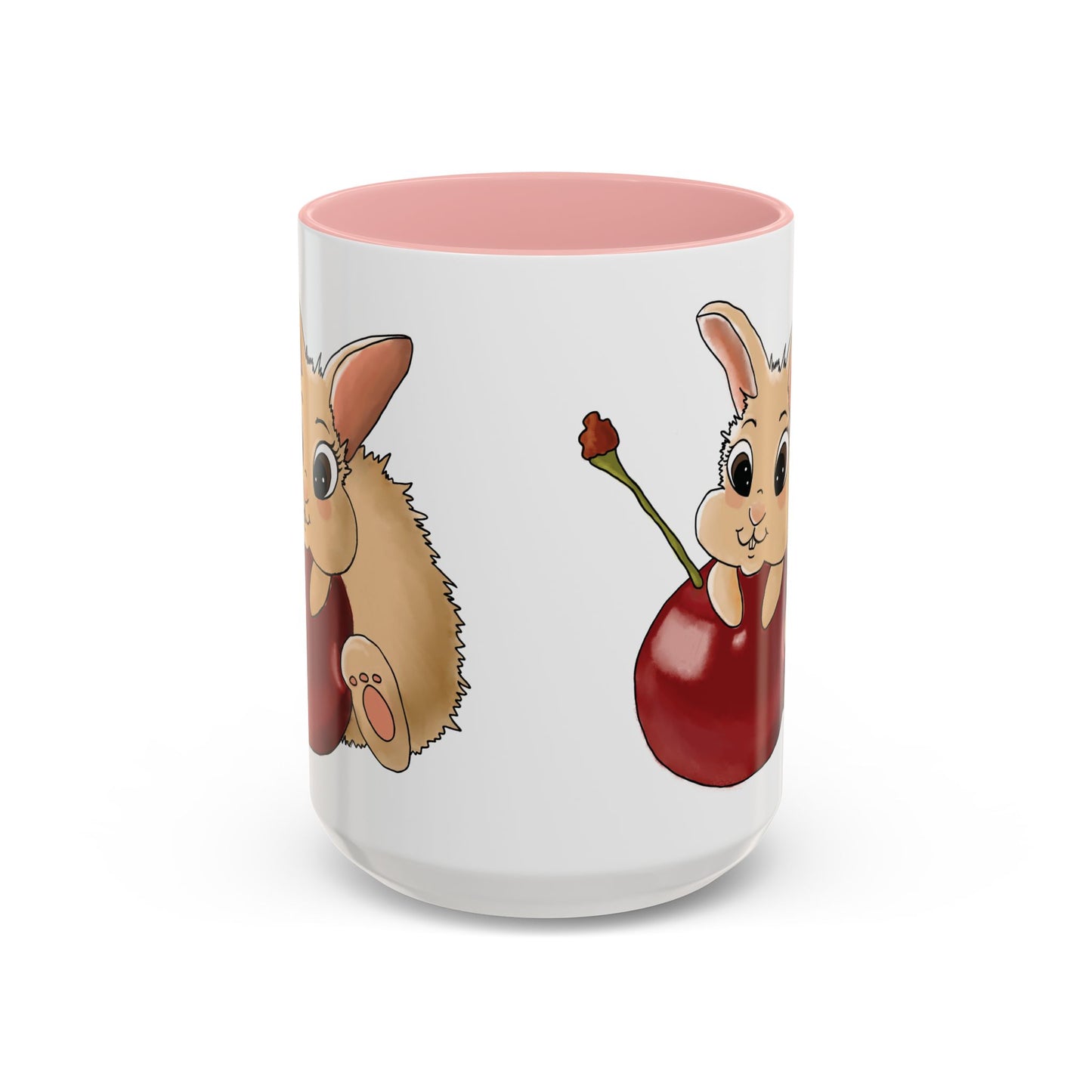 Adorable Bunny Accent Coffee Mug - Cute Animal Design for Kids and Adults