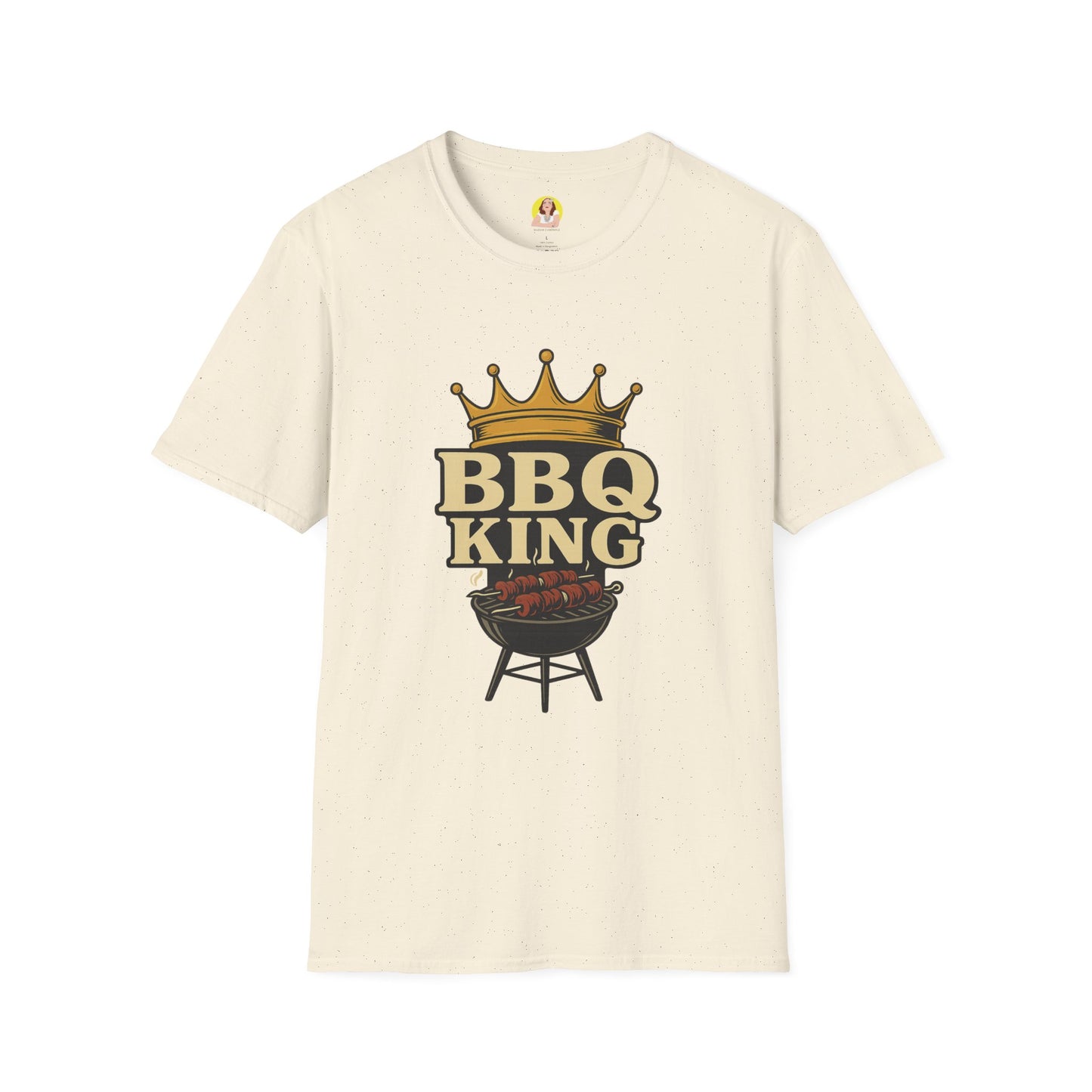 BBQ King T-Shirt - Unisex Softstyle Tee, Perfect for Grilling Season, Father's Day Gift, Backyard BBQs, Cookouts, Summer Fun