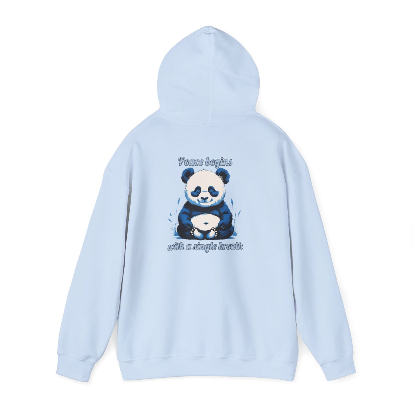 Calming Panda Hooded Sweatshirt - Unisex Cozy Hoodie for Relaxation, Gift for Animal Lovers, Unique Sweatshirt for Mindfulness, Casual Wear