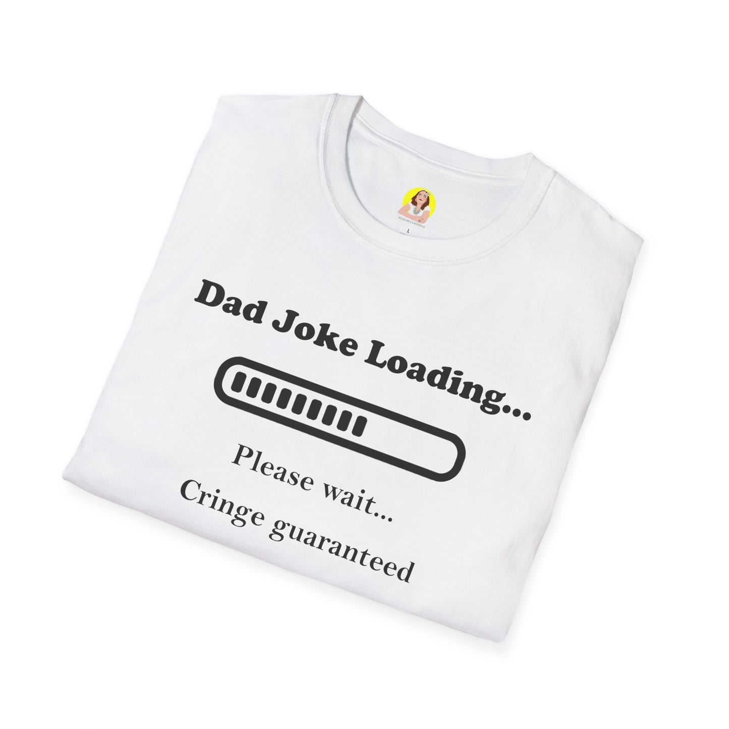 Dad Joke Loading Unisex Softstyle T-Shirt, Funny Gift for Dads, Father's Day Tee, Humor Apparel, Casual Wear