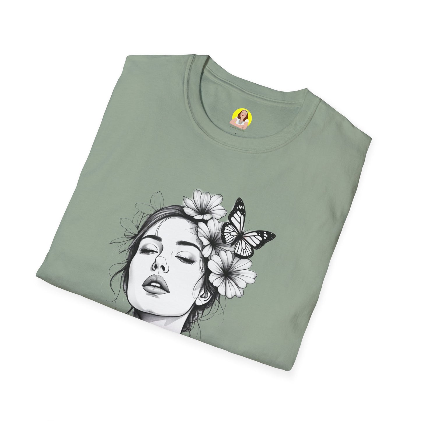 Empowering Floral T-Shirt, Inspirational Shirt, Self-Love Apparel, Gift for Her, Motivational Quote Tee