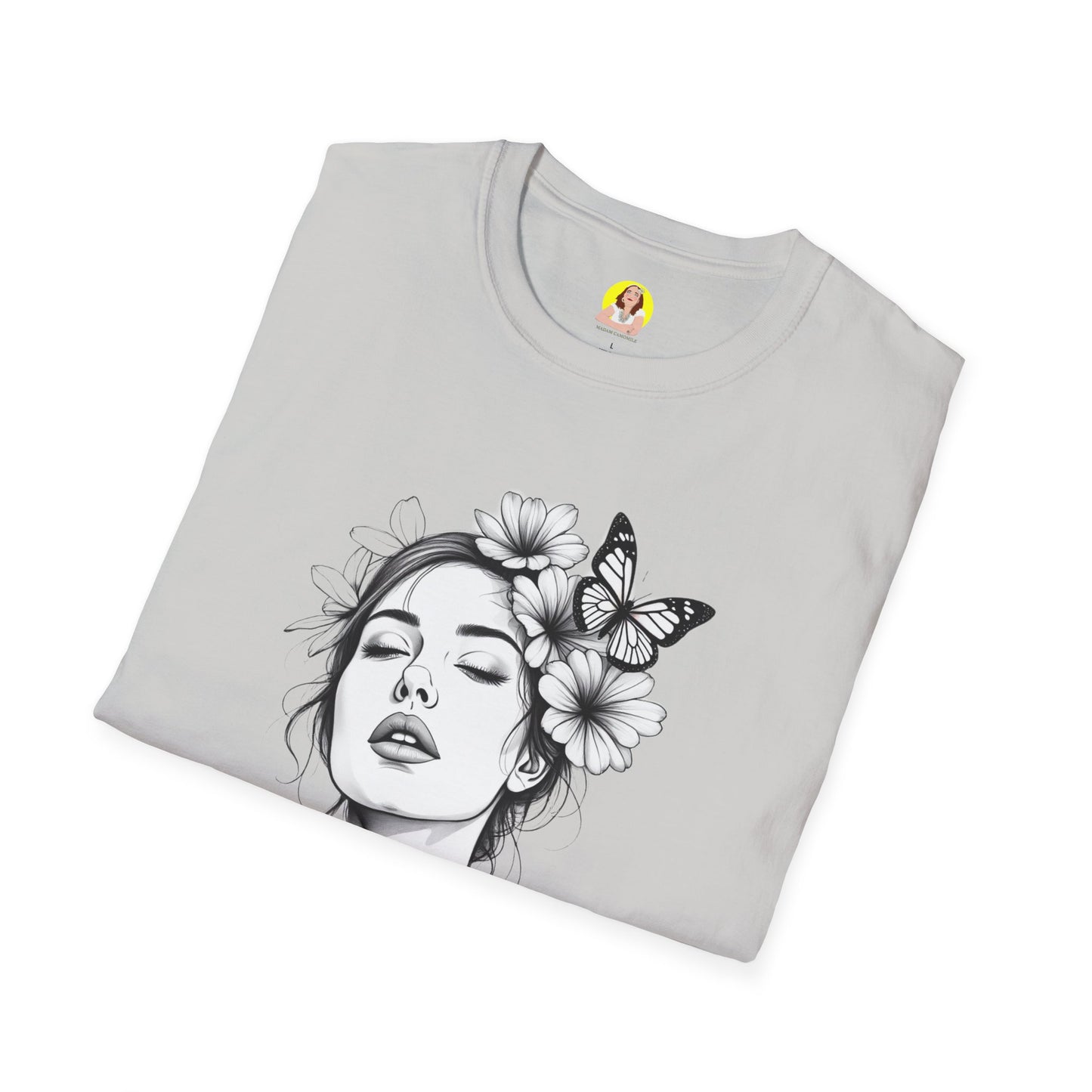 Empowering Floral T-Shirt, Inspirational Shirt, Self-Love Apparel, Gift for Her, Motivational Quote Tee