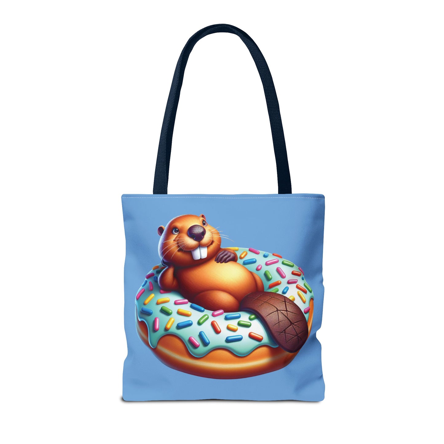Tote Bag - Beaver Donut Design