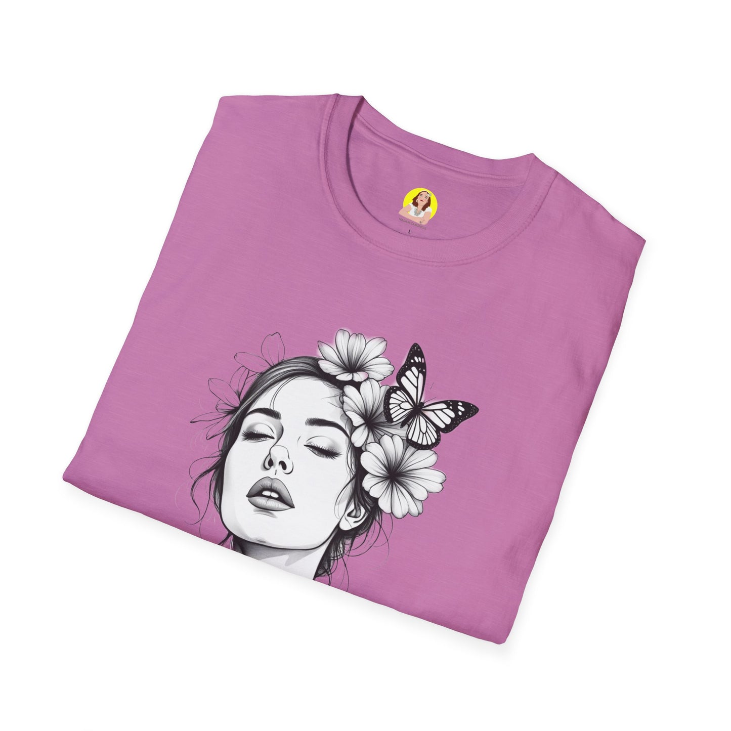 Empowering Floral T-Shirt, Inspirational Shirt, Self-Love Apparel, Gift for Her, Motivational Quote Tee