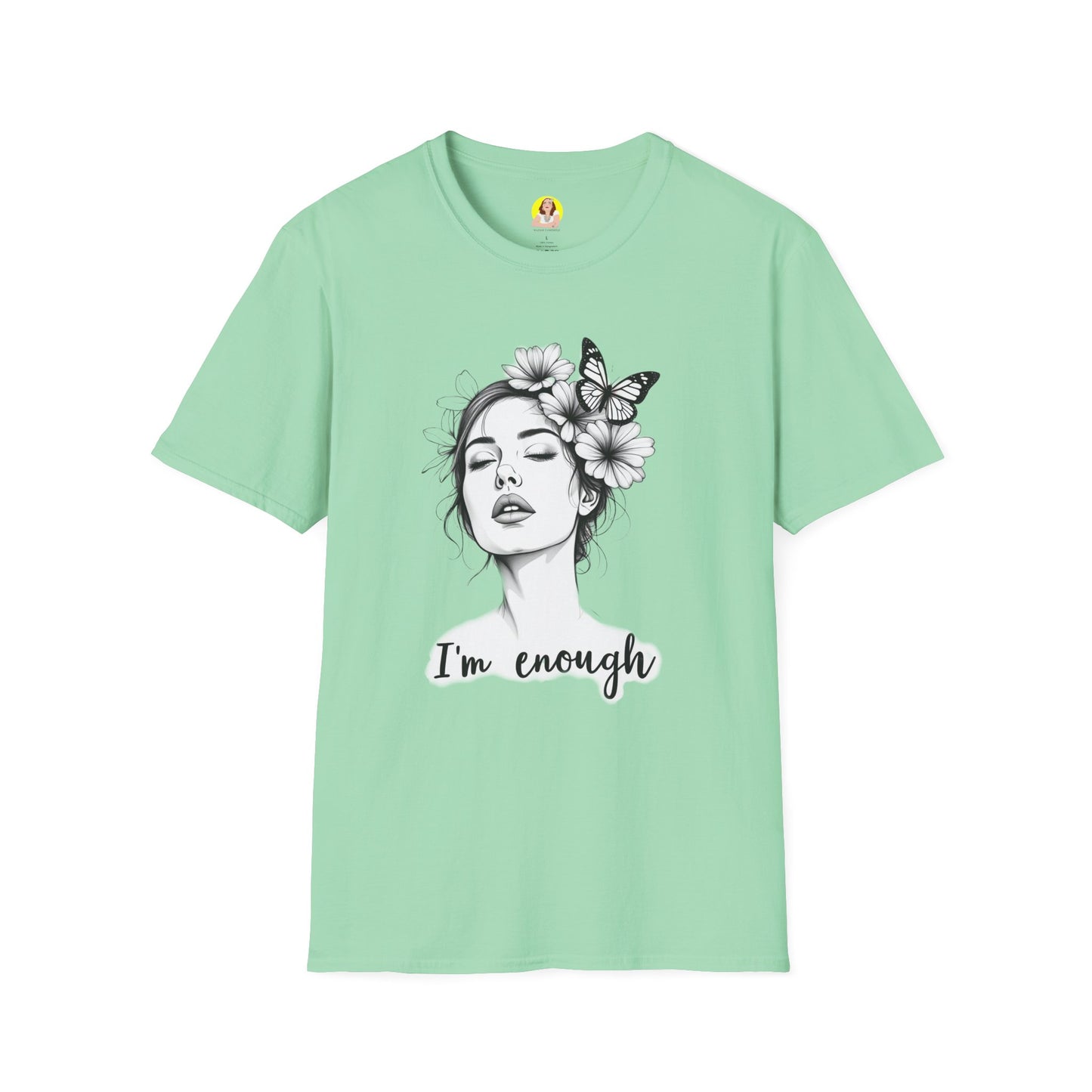 Empowering Floral T-Shirt, Inspirational Shirt, Self-Love Apparel, Gift for Her, Motivational Quote Tee