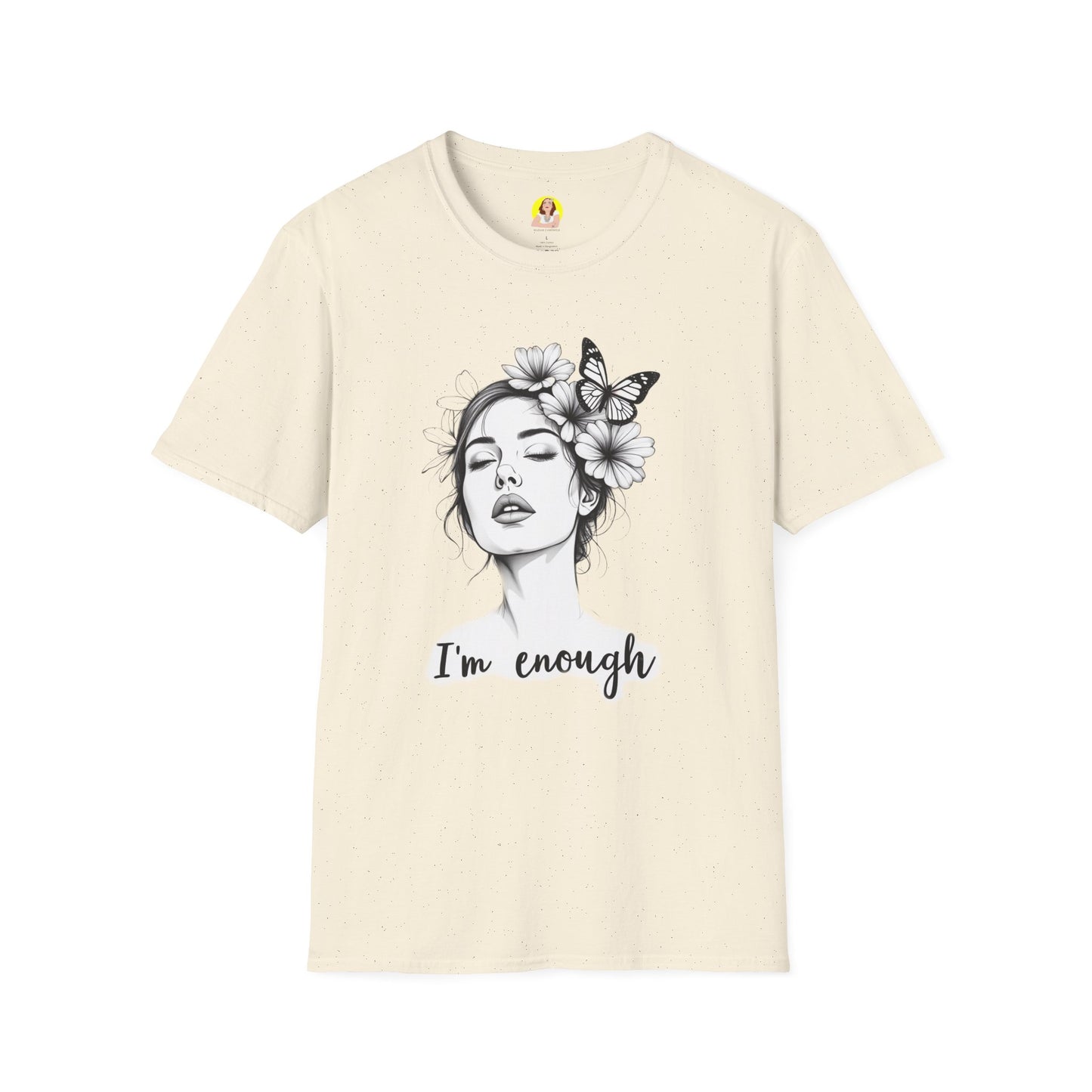 Empowering Floral T-Shirt, Inspirational Shirt, Self-Love Apparel, Gift for Her, Motivational Quote Tee