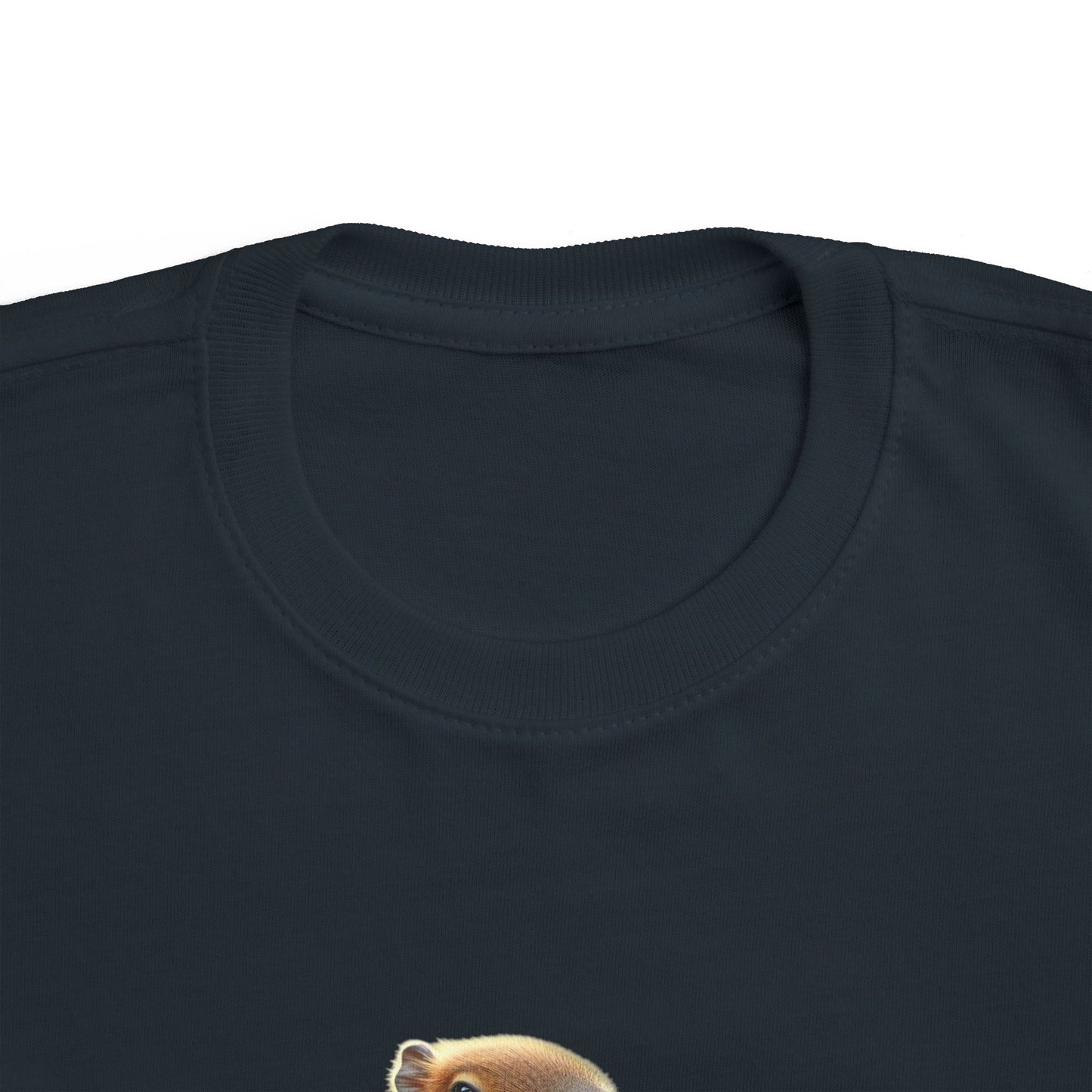 Toddler Tee - Capibara with Cucumber Jar Design