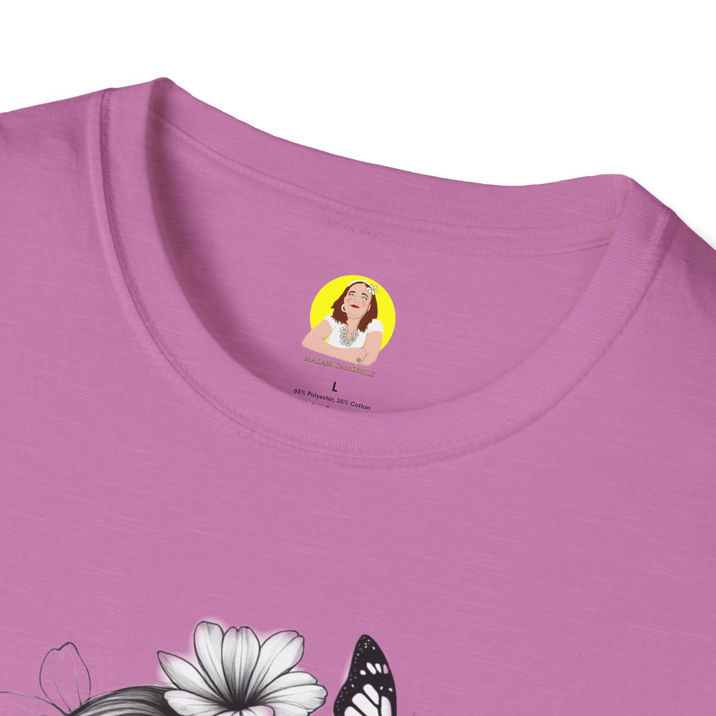 Empowering Floral T-Shirt, Inspirational Shirt, Self-Love Apparel, Gift for Her, Motivational Quote Tee
