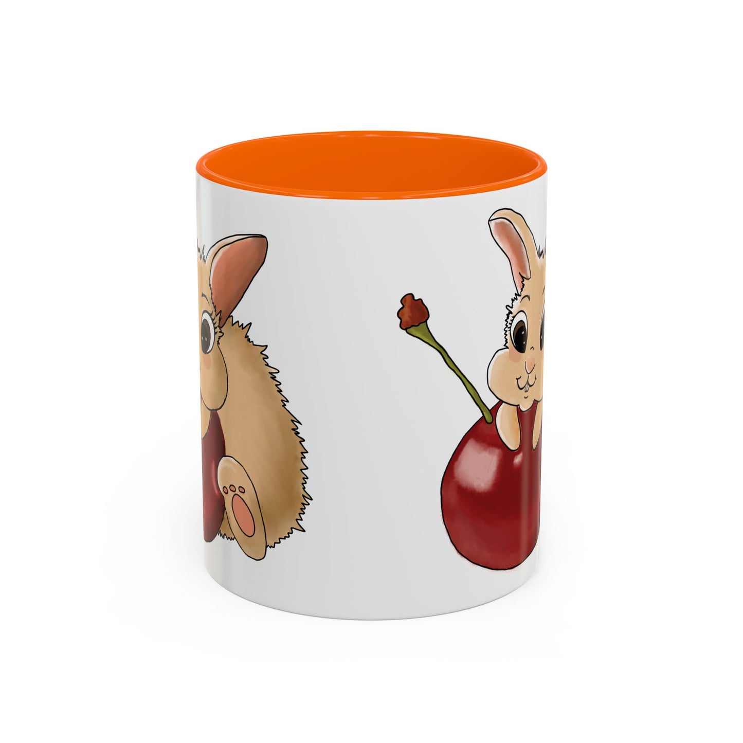 Adorable Bunny Accent Coffee Mug - Cute Animal Design for Kids and Adults