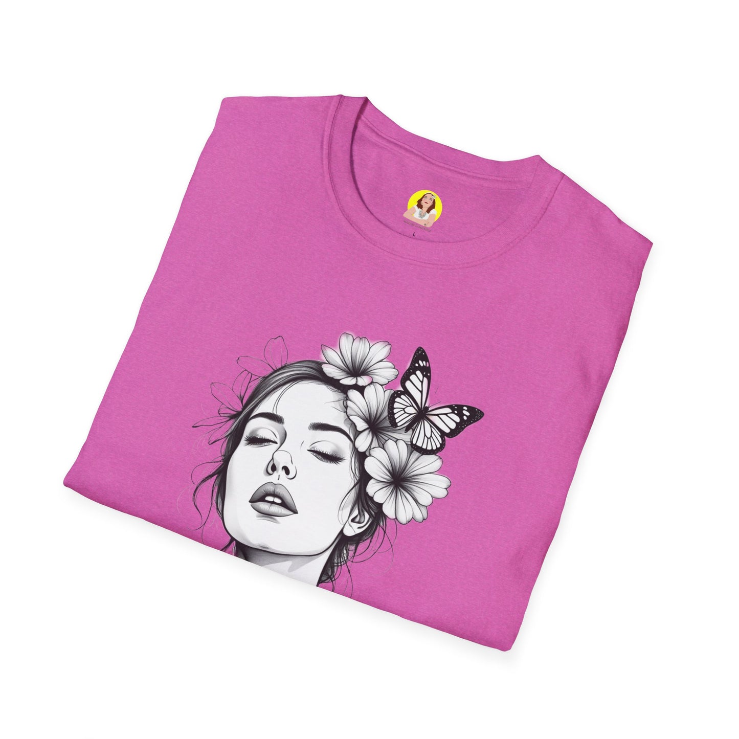 Empowering Floral T-Shirt, Inspirational Shirt, Self-Love Apparel, Gift for Her, Motivational Quote Tee