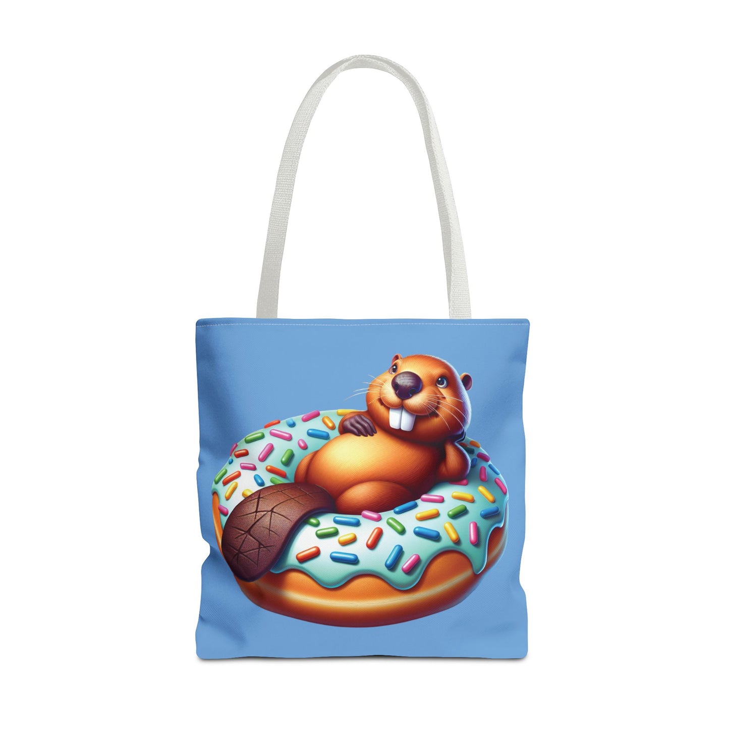 Tote Bag - Beaver Donut Design