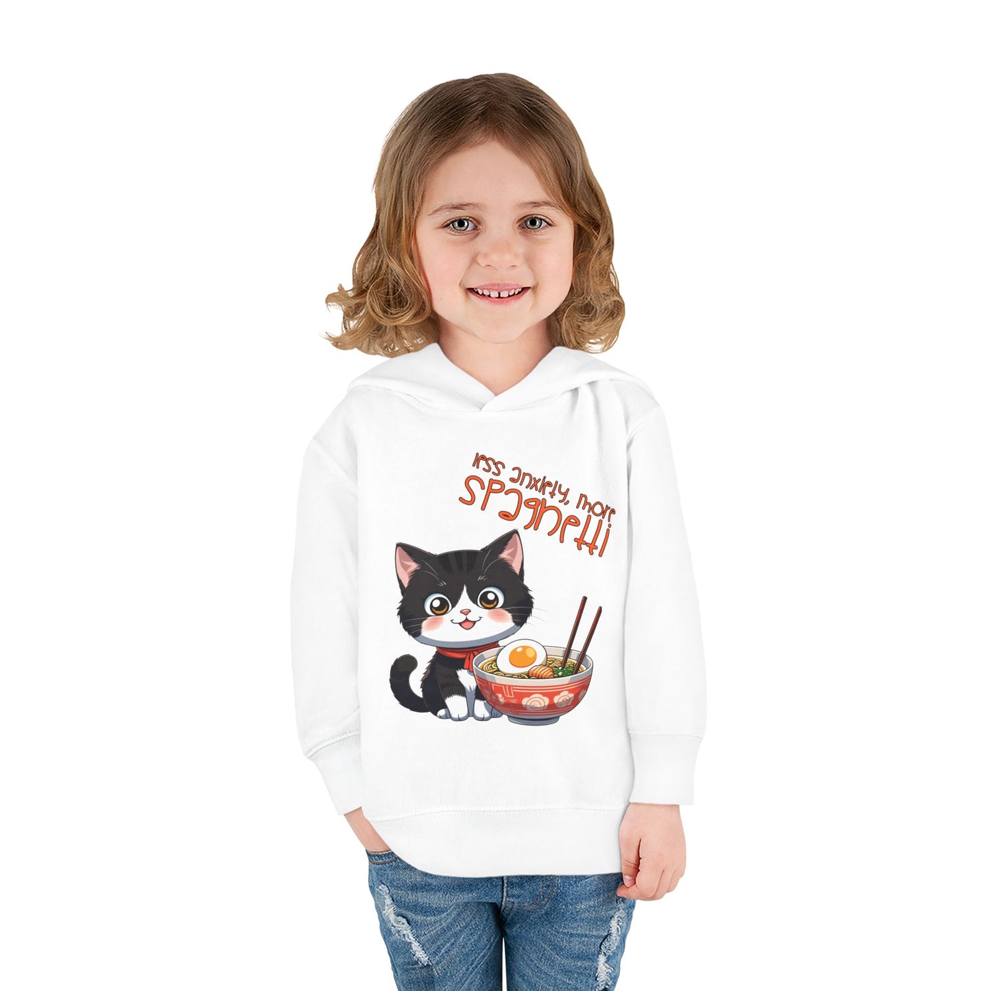 Cute Cat Toddler Hoodie, Adorable Fleece Pullover, Kids Gift, Cozy Winter Wear, Funny Animal Apparel, Cat Lover Hoodie, Cute Toddler Outfits