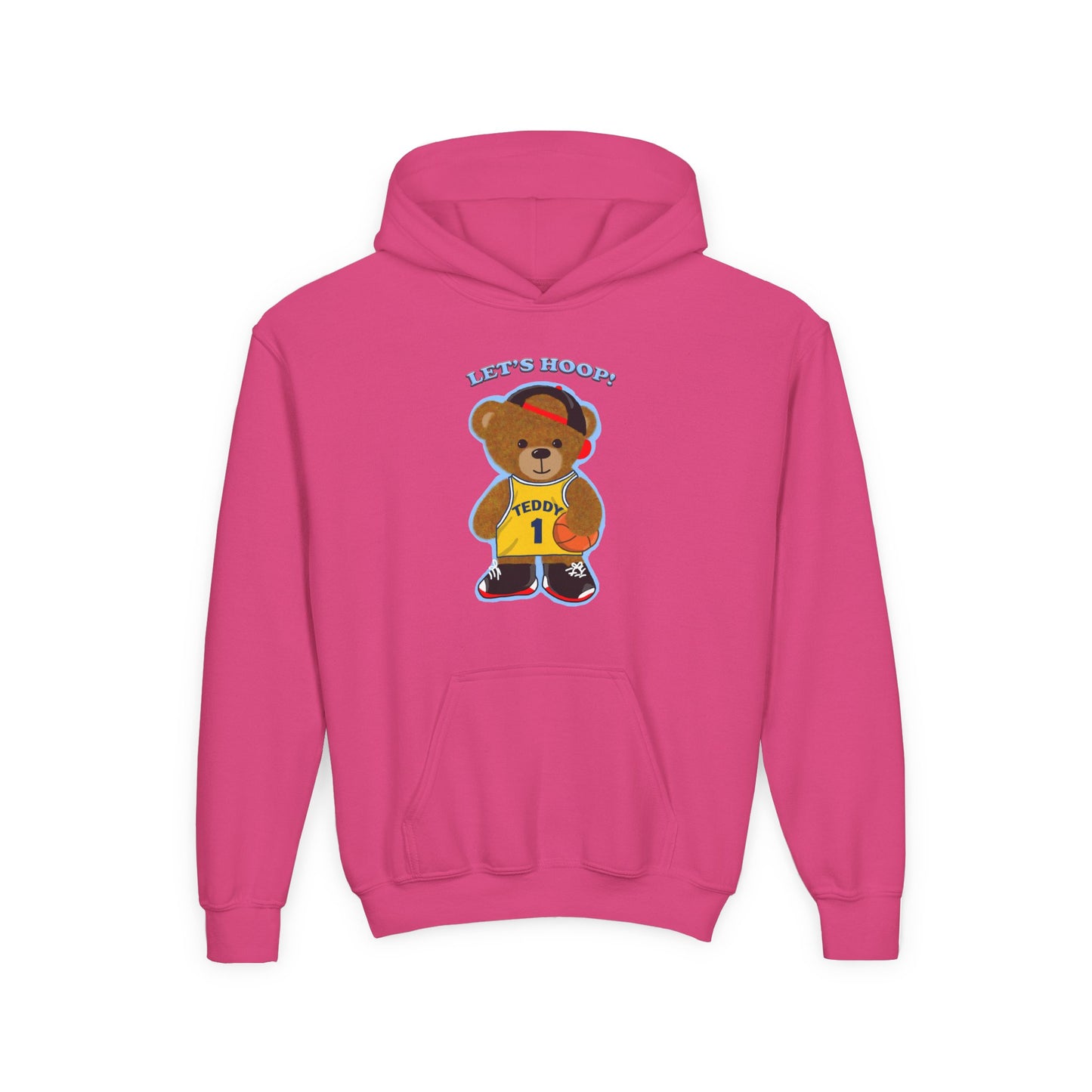Basketball Bear Hoodie - Fun Youth Sweatshirt, Kids Sports Gift, Perfect for Birthdays, Playtime, and Celebrations