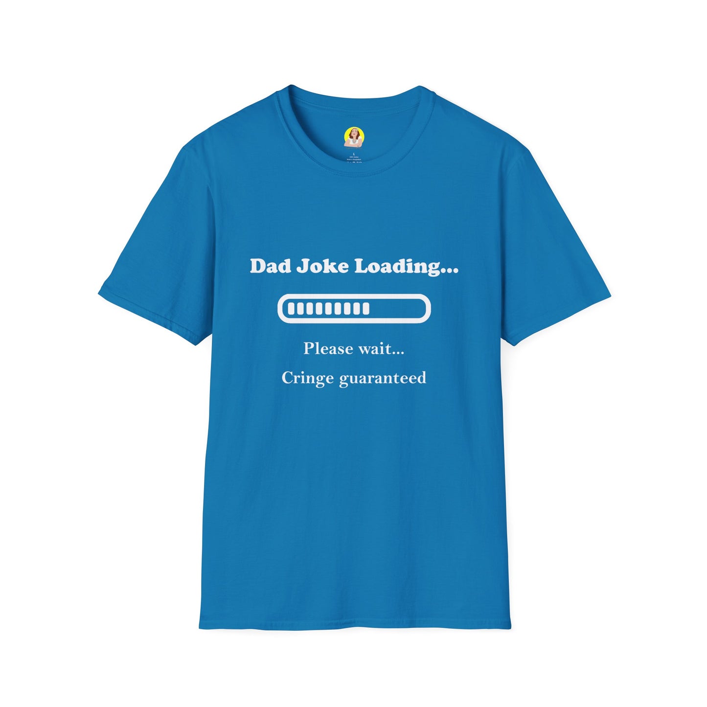 Dad Joke Loading Unisex Softstyle T-Shirt, Funny Gift for Dads, Father's Day Tee, Humor Apparel, Casual Wear
