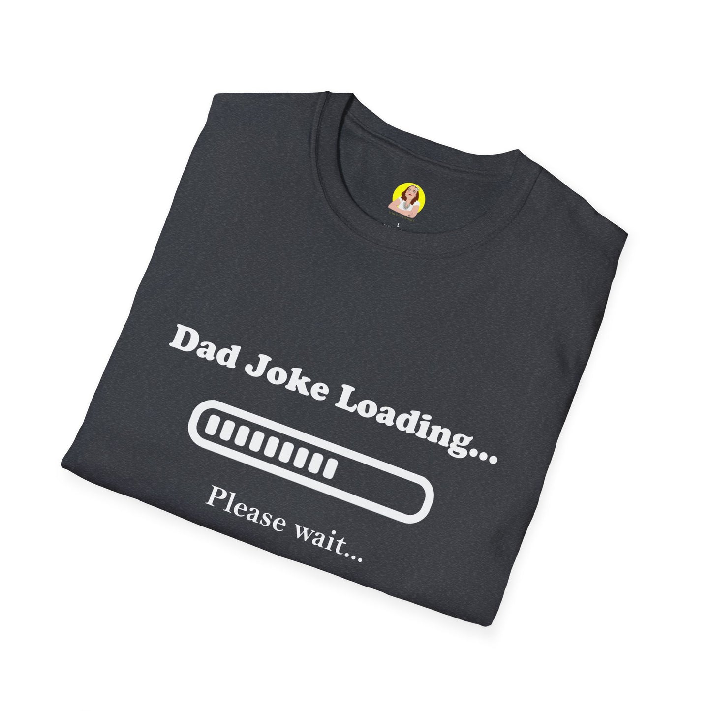 Dad Joke Loading Unisex Softstyle T-Shirt, Funny Gift for Dads, Father's Day Tee, Humor Apparel, Casual Wear