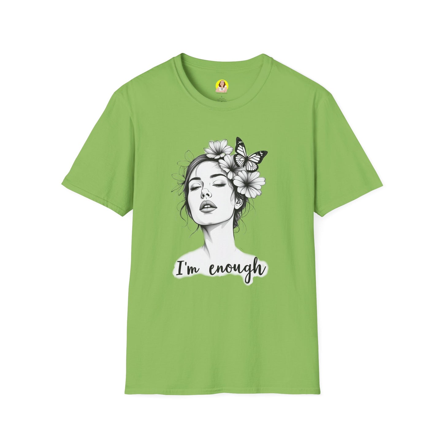Empowering Floral T-Shirt, Inspirational Shirt, Self-Love Apparel, Gift for Her, Motivational Quote Tee