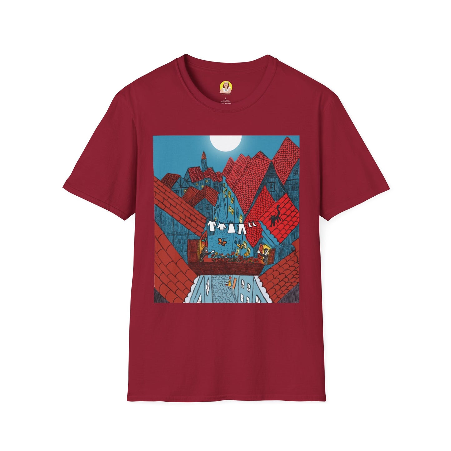 Artistic Unisex T-Shirt with Unique Design, Graphic Tee, Casual Wear, Gift for Art Lovers, Summer Essential