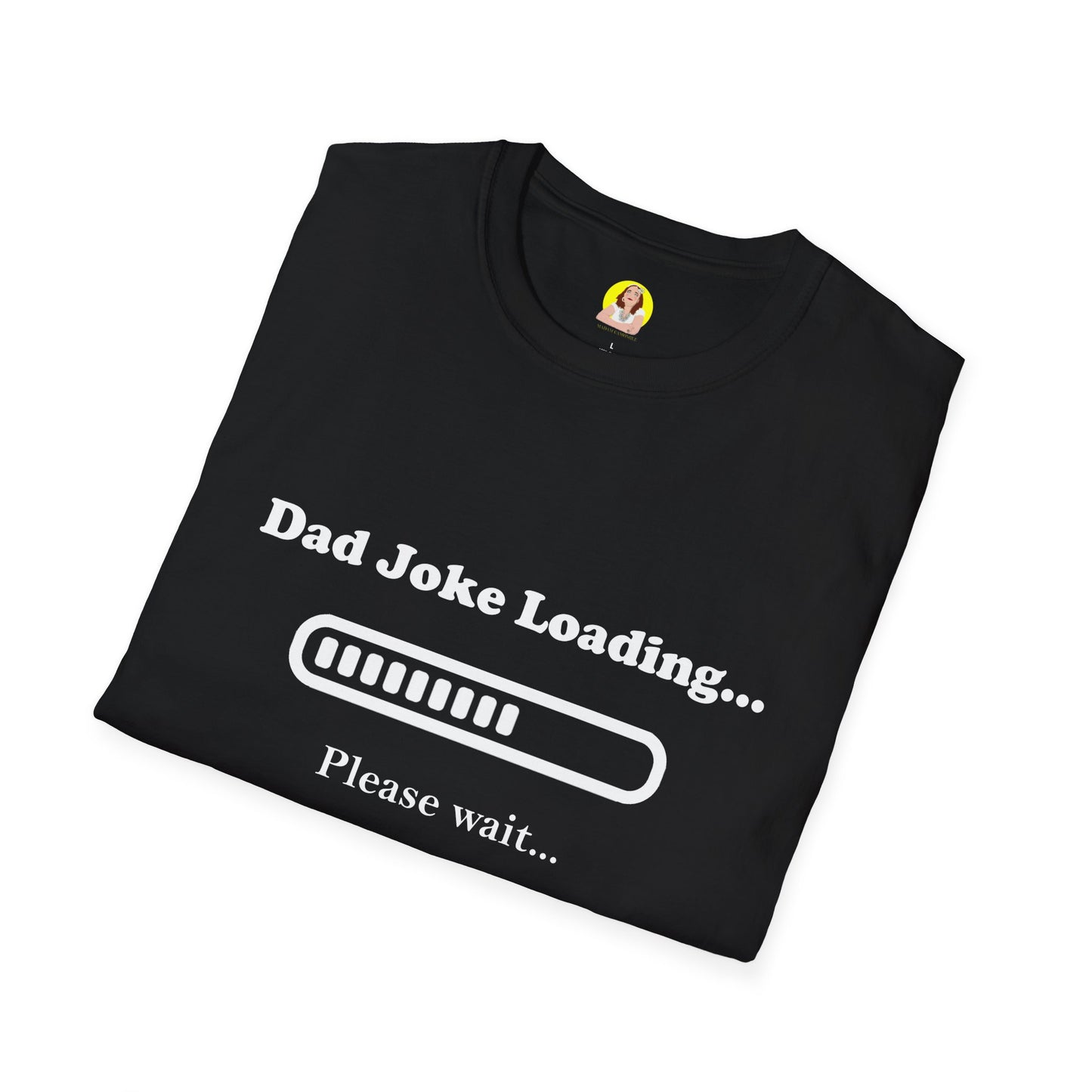 Dad Joke Loading Unisex Softstyle T-Shirt, Funny Gift for Dads, Father's Day Tee, Humor Apparel, Casual Wear