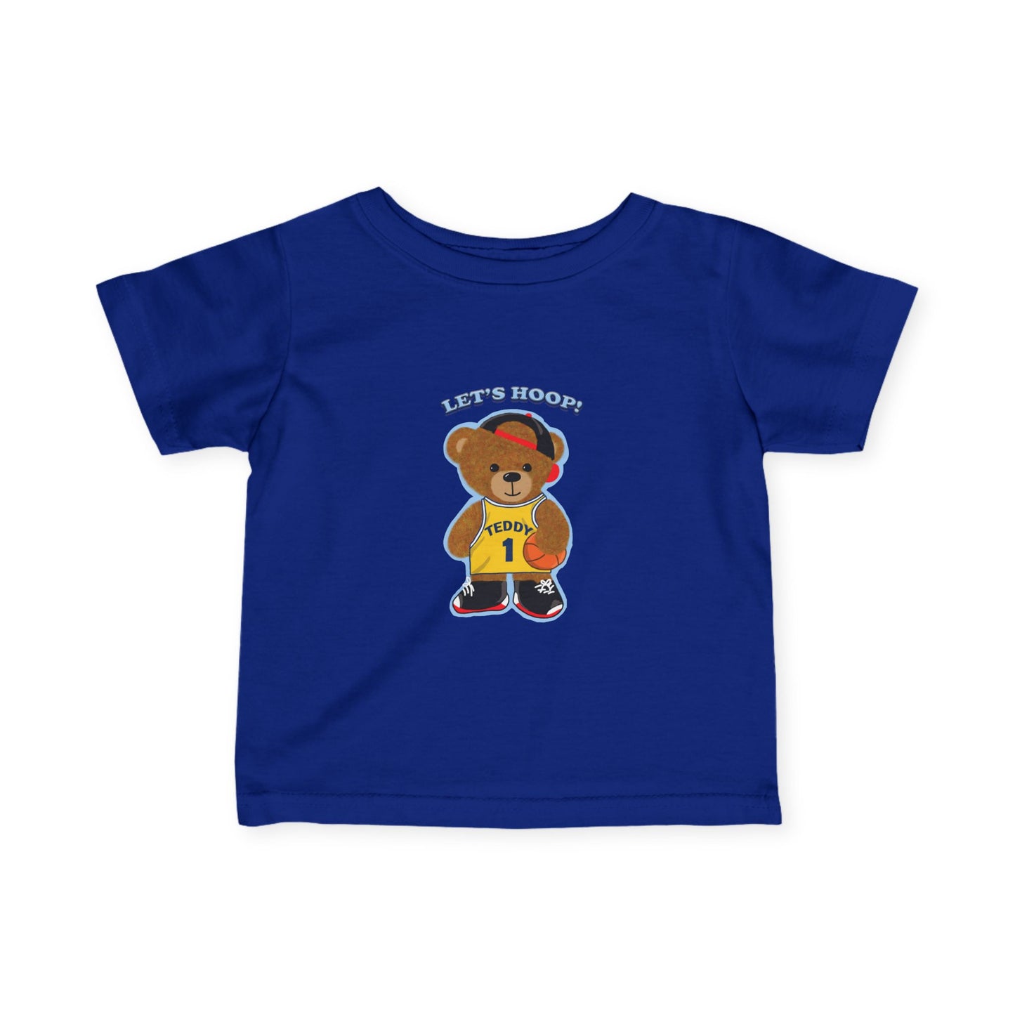 Basketball Bear Infant Tee, Cute Baby Shirt, Toddler Sports T-Shirt, Baby Shower Gift, Playful Kids Apparel