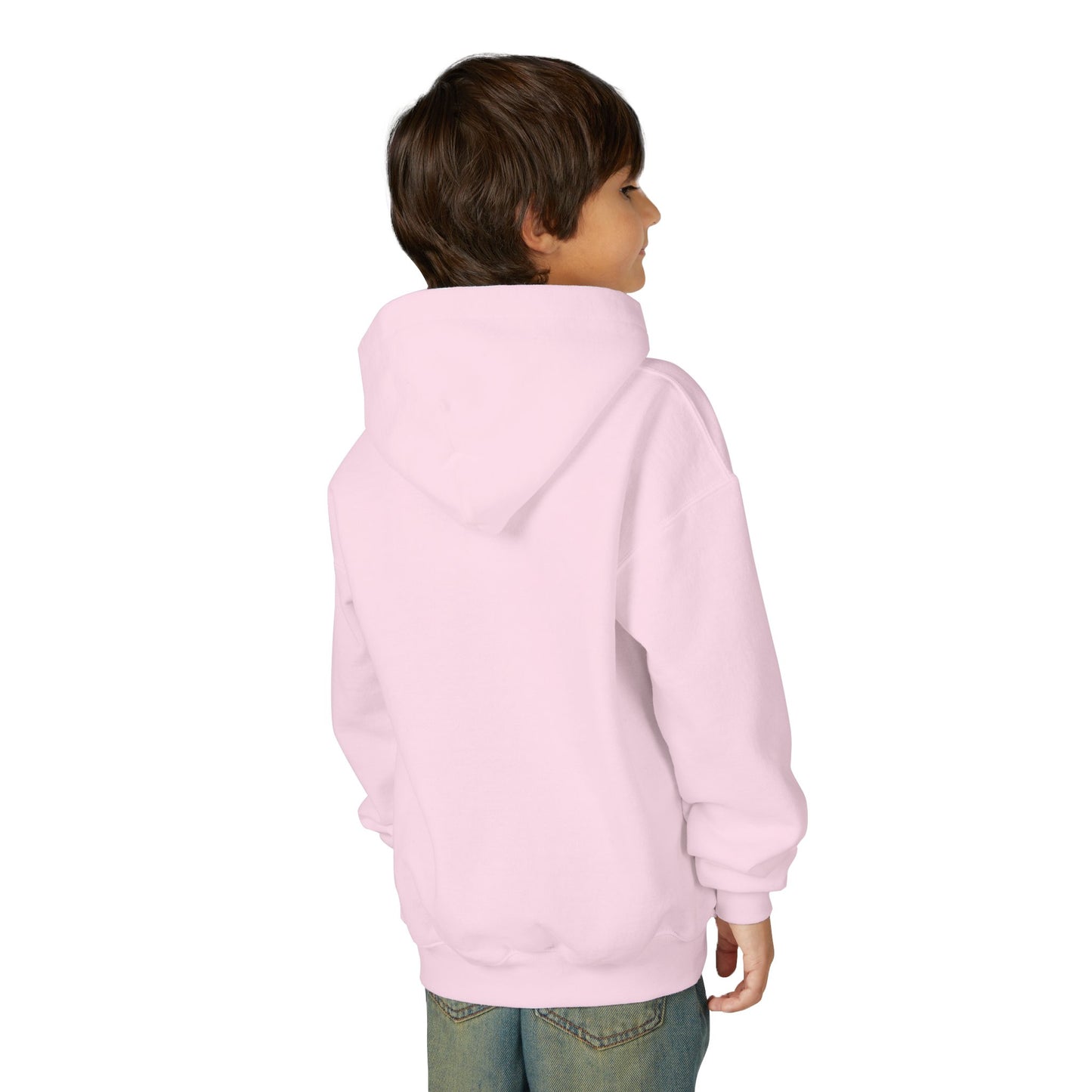 Funny Cat Bored Youth Hoodie, Cute Cat Sweatshirt, Kids Gift, Animal Lover Apparel, Fun Hoodie for Children, Everyday Wear