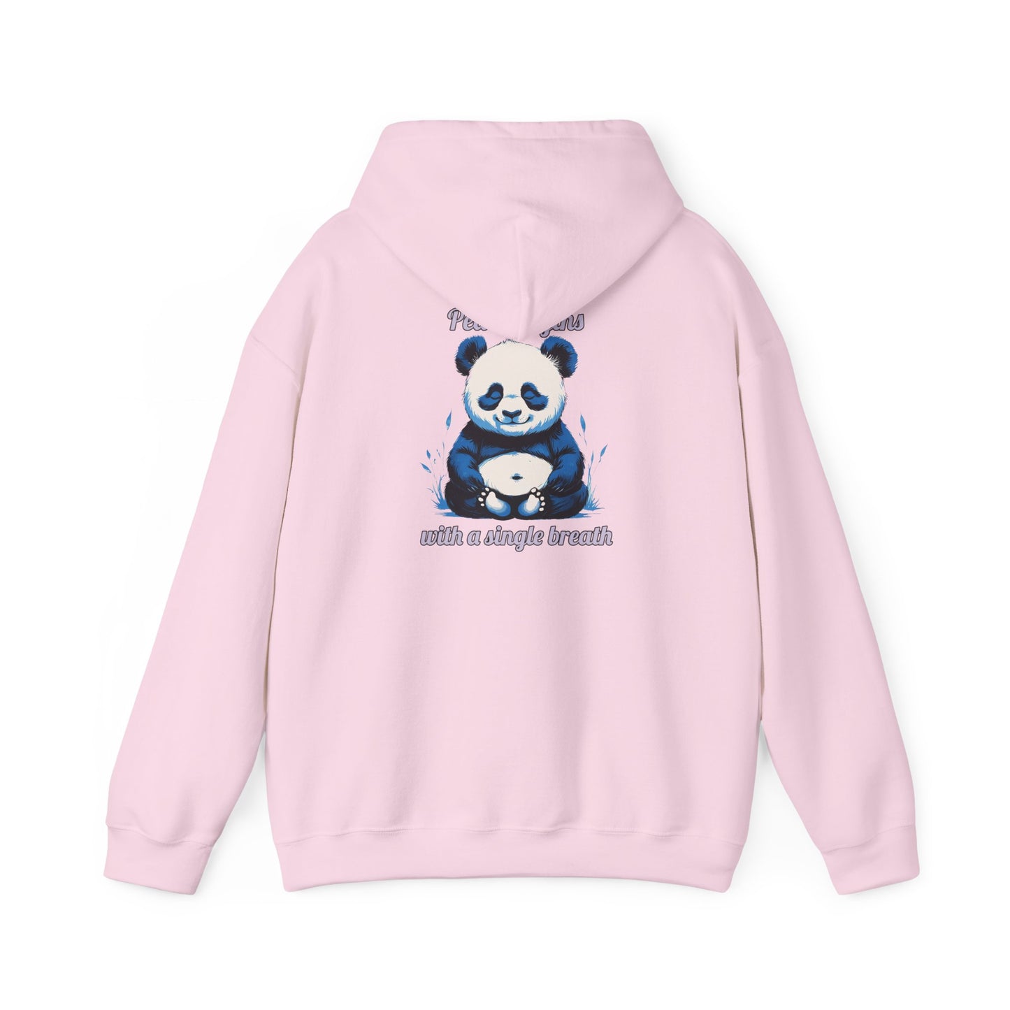 Calming Panda Hooded Sweatshirt - Unisex Cozy Hoodie for Relaxation, Gift for Animal Lovers, Unique Sweatshirt for Mindfulness, Casual Wear