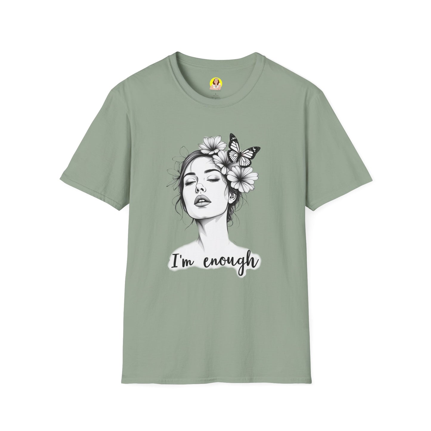 Empowering Floral T-Shirt, Inspirational Shirt, Self-Love Apparel, Gift for Her, Motivational Quote Tee