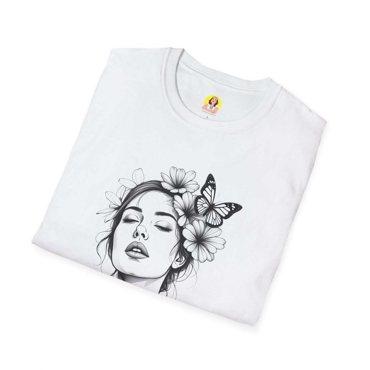 Empowering Floral T-Shirt, Inspirational Shirt, Self-Love Apparel, Gift for Her, Motivational Quote Tee