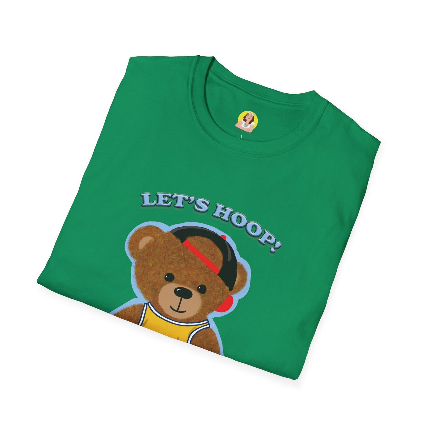 Basketball Teddy Bear T-Shirt, Cute Unisex Tee, Sporty Gift Idea, Fun Playful Apparel, Birthday, Holiday, Casual Wear
