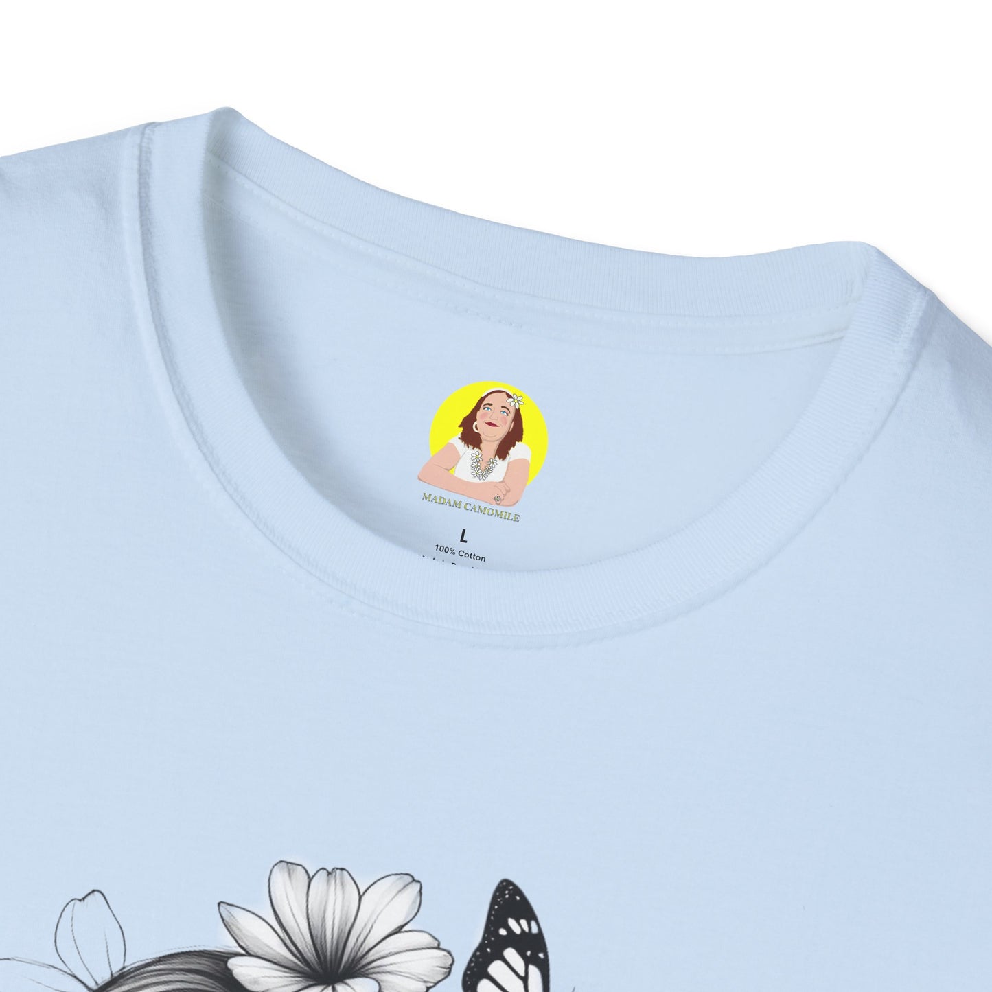 Empowering Floral T-Shirt, Inspirational Shirt, Self-Love Apparel, Gift for Her, Motivational Quote Tee
