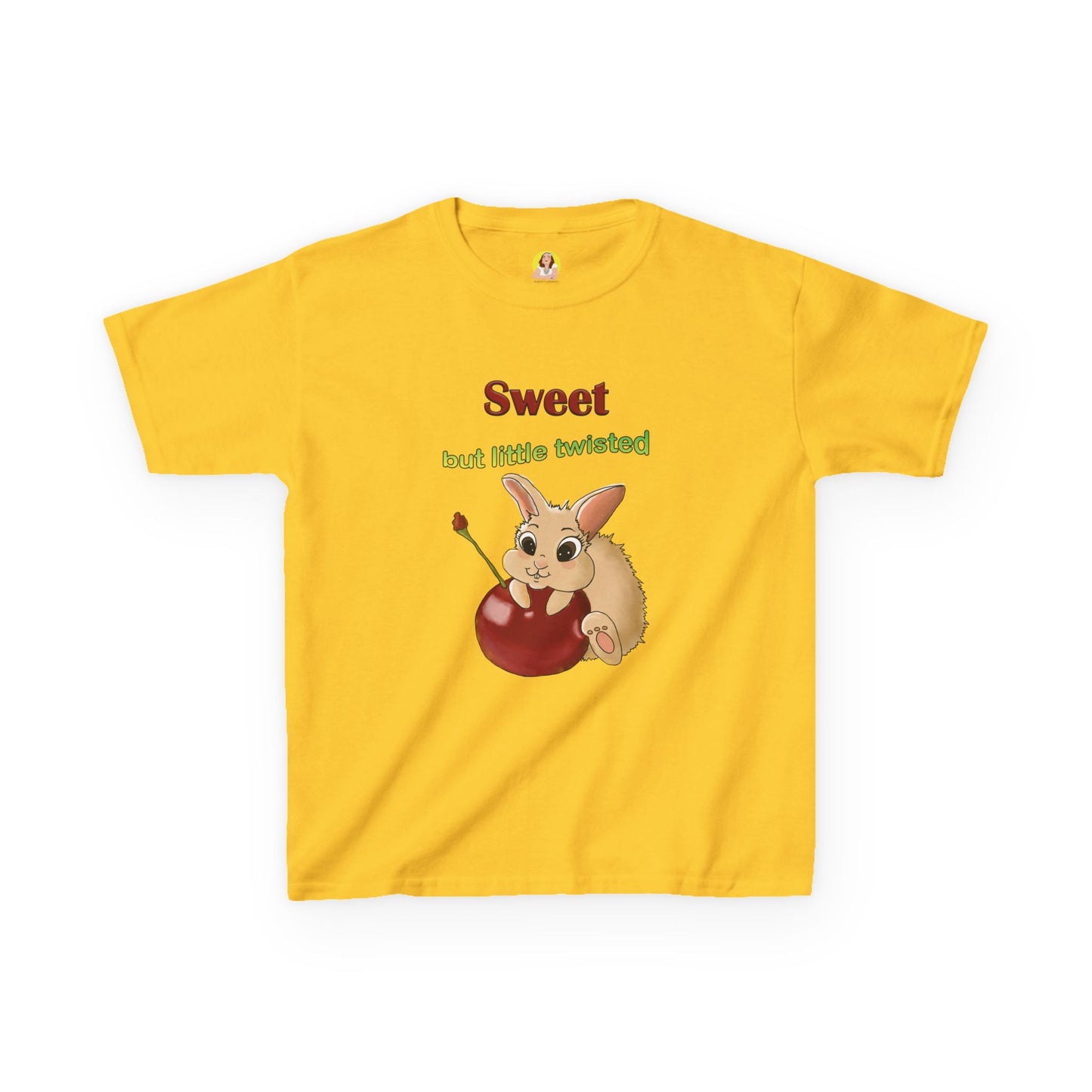 Cute Bunny Kids Tee - Heavy Cotton™ T-Shirt for Spring Celebrations