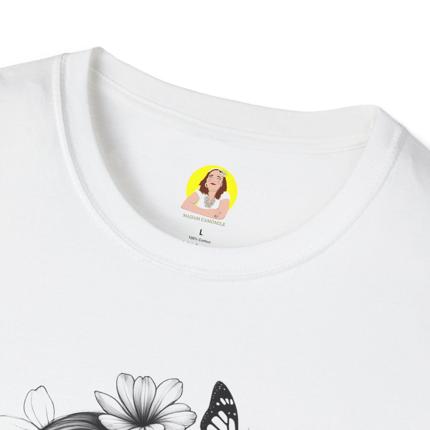Empowering Floral T-Shirt, Inspirational Shirt, Self-Love Apparel, Gift for Her, Motivational Quote Tee
