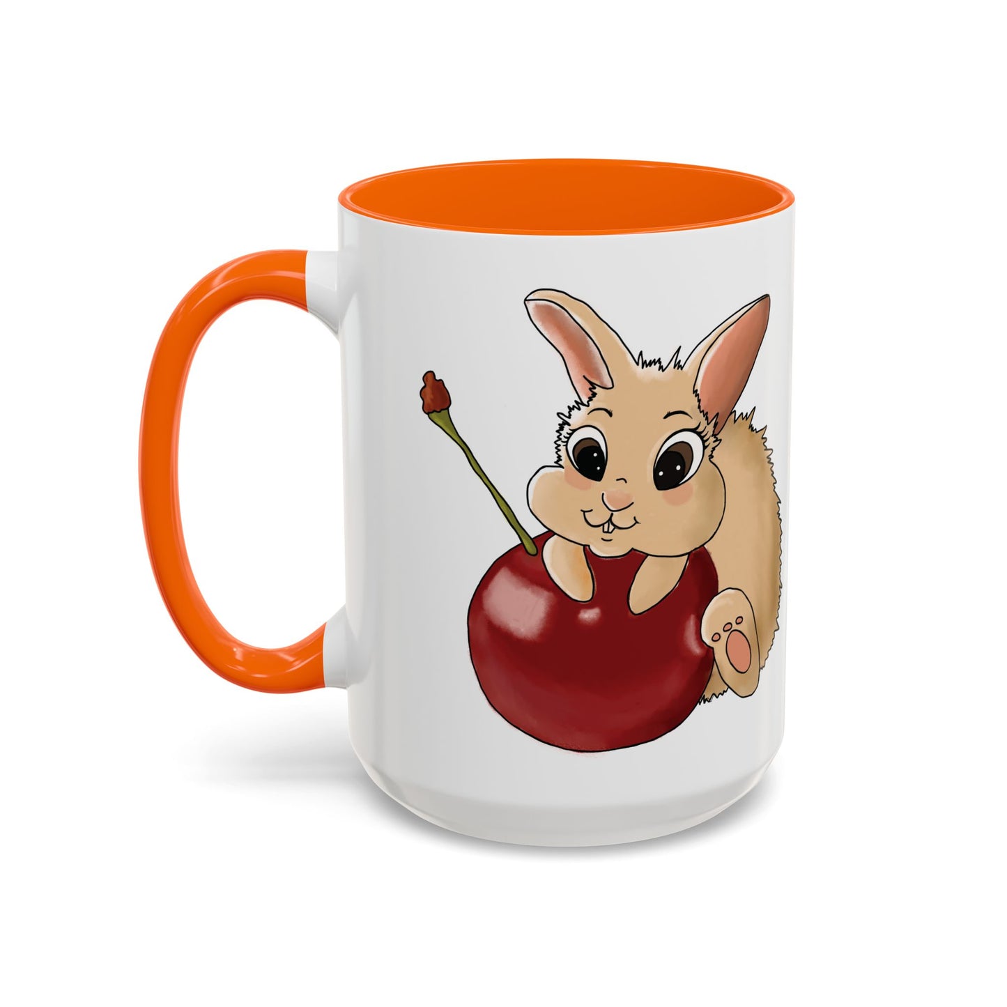 Adorable Bunny Accent Coffee Mug - Cute Animal Design for Kids and Adults