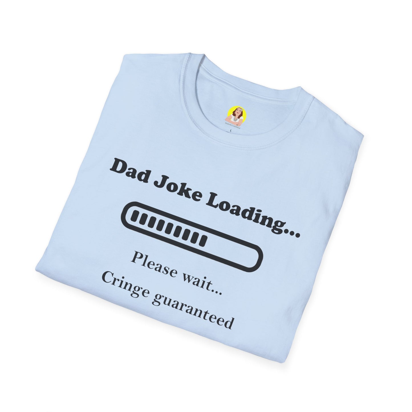 Dad Joke Loading Unisex Softstyle T-Shirt, Funny Gift for Dads, Father's Day Tee, Humor Apparel, Casual Wear