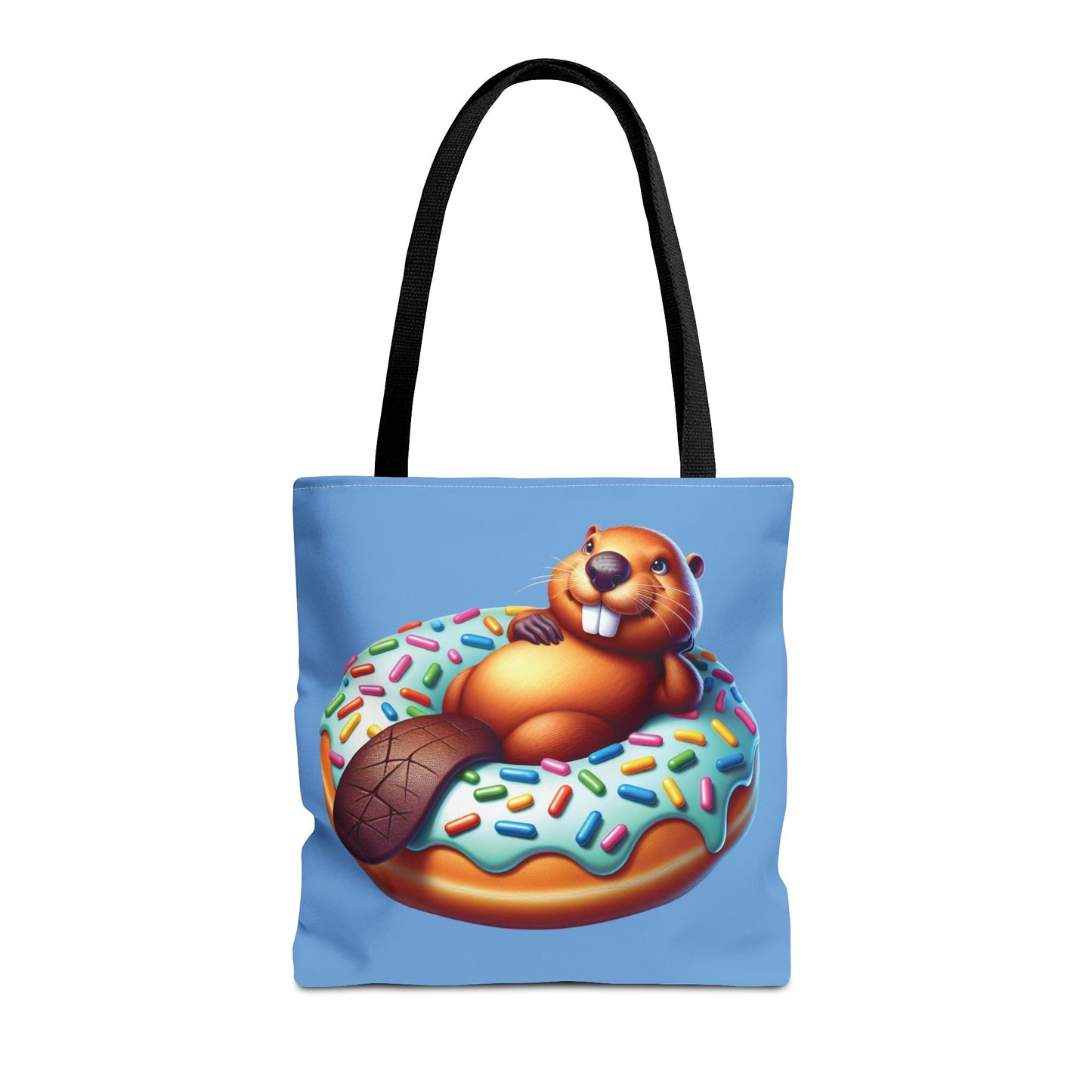 Tote Bag - Beaver Donut Design