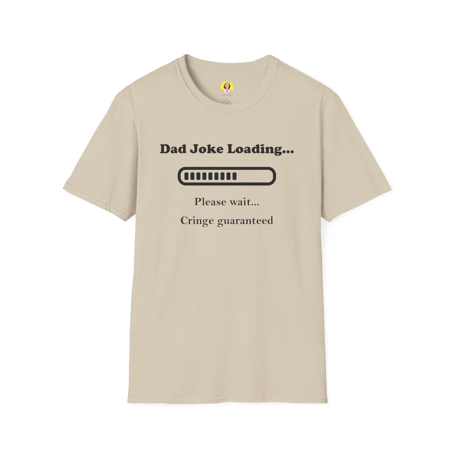 Dad Joke Loading Unisex Softstyle T-Shirt, Funny Gift for Dads, Father's Day Tee, Humor Apparel, Casual Wear