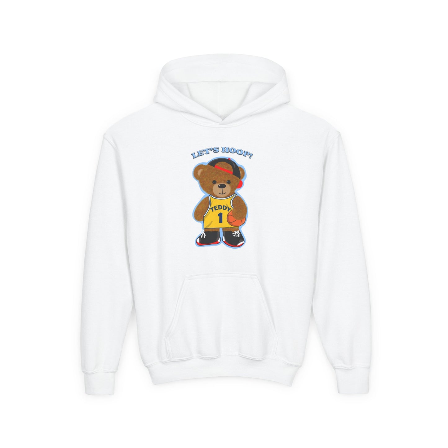 Basketball Bear Hoodie - Fun Youth Sweatshirt, Kids Sports Gift, Perfect for Birthdays, Playtime, and Celebrations